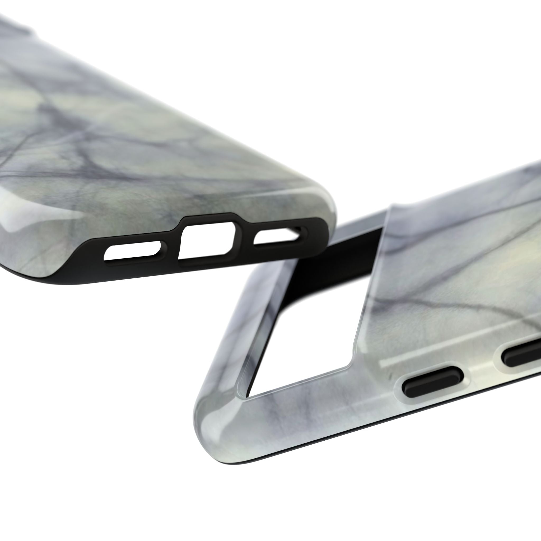 Phone Case, Eye-catching White Marble Look Tough Case by Studio Blitz
