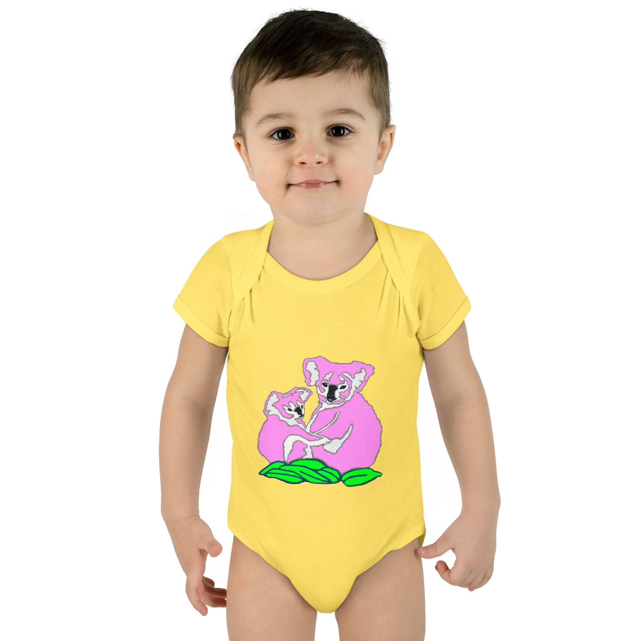 So Cute Pink Koalas designed by Studio Blitz Infant to 24 Mo. Bodysuit