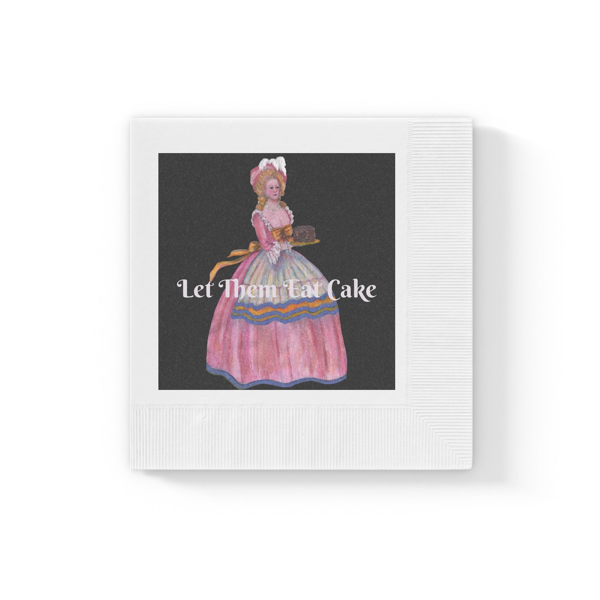 Napkins - Elegant 'Let Them Eat Cake' Design by Studio Blitz