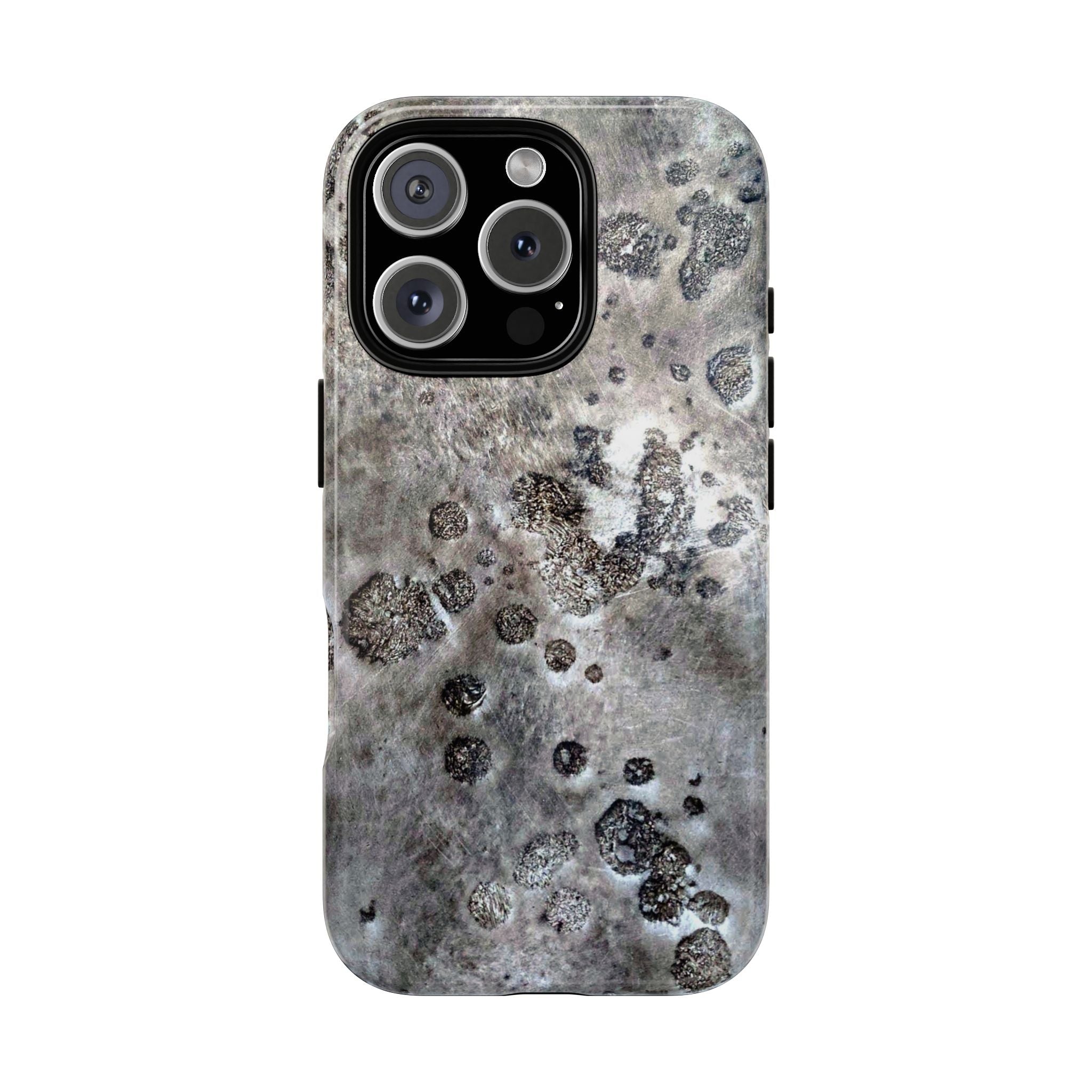 Tough Magnetic Phone Case with Moon Rock Art Design by Studio Blitz