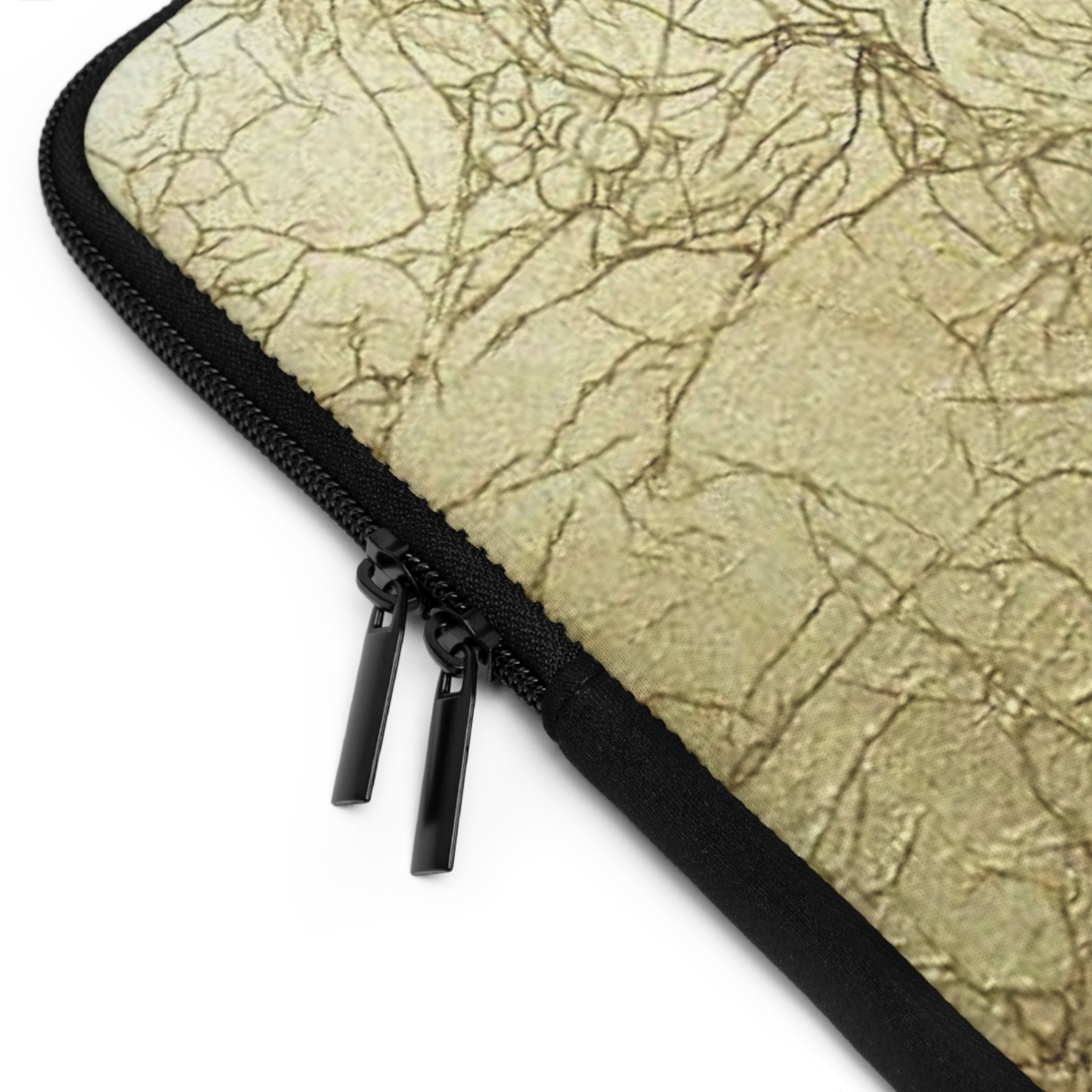 Elegant Laptop Sleeve with Gold Embossed Design by Studio Blitz