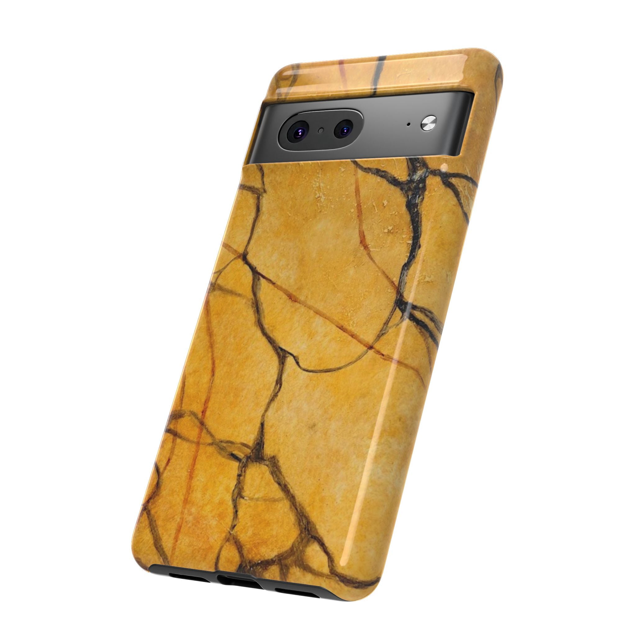 Sexy Gold Marbleized Phone Cases designed by Studio Blitz