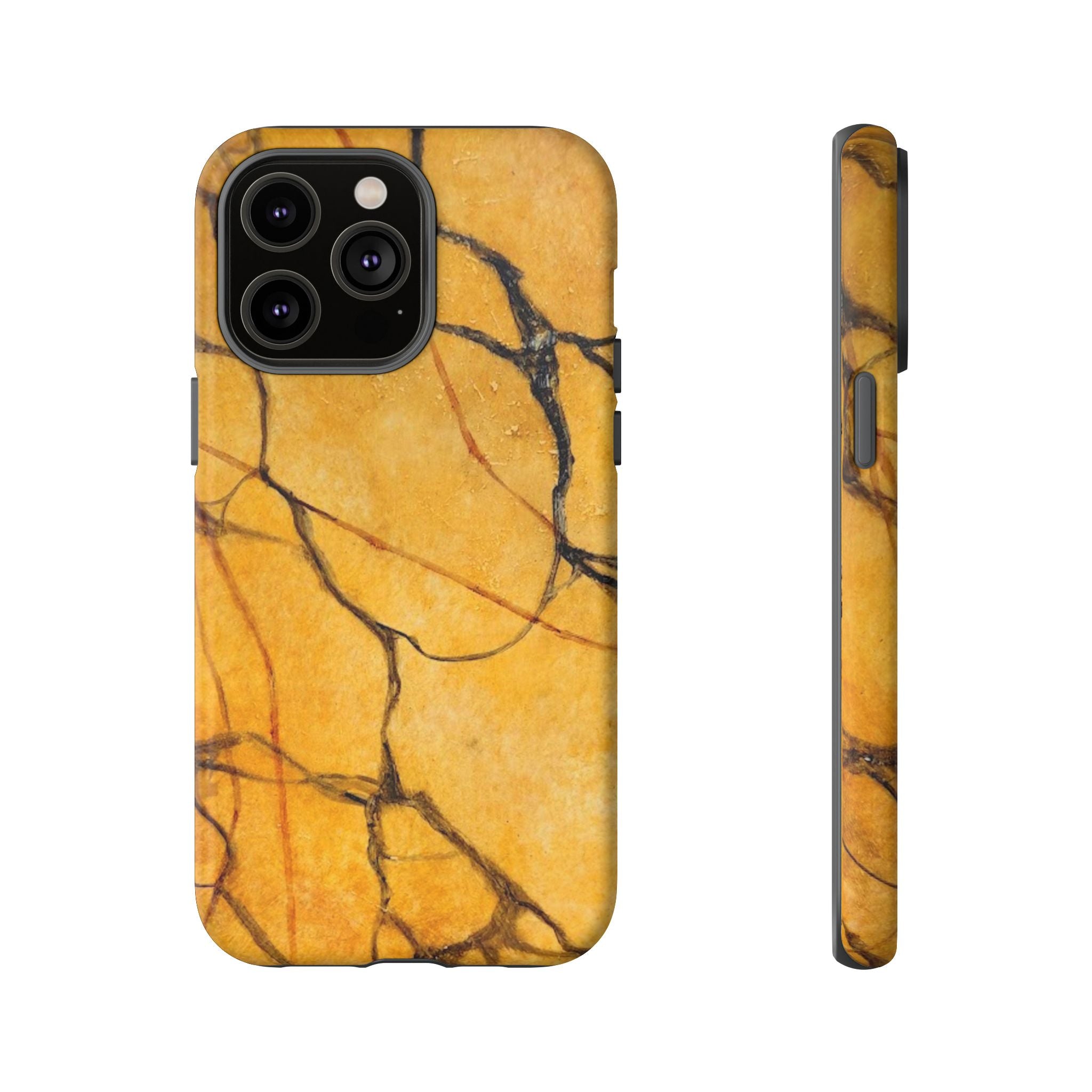Sexy Gold Marbleized Phone Cases designed by Studio Blitz