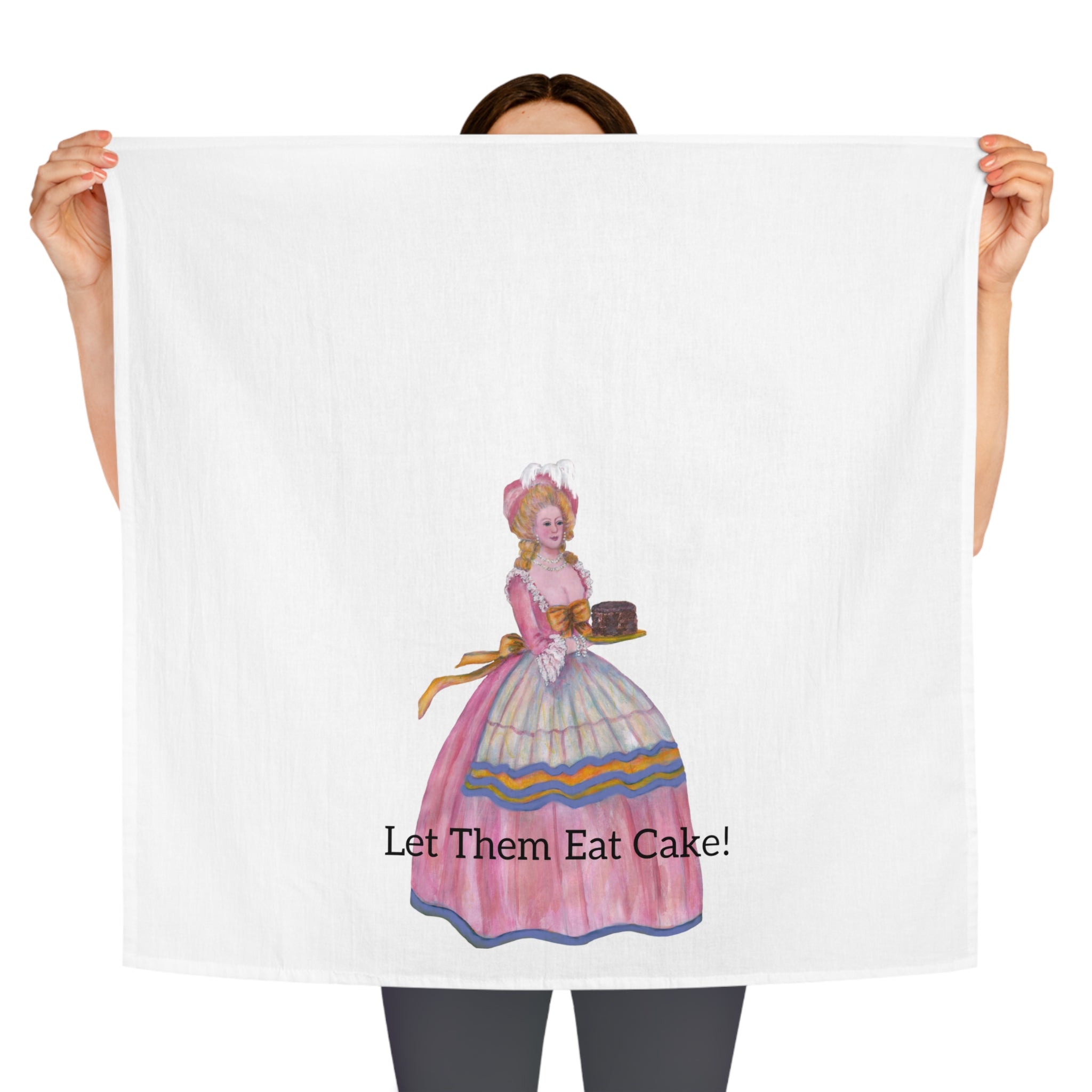 Kitchen Tea Towel Painted by Studio Blitz - Vintage Cake Lover, Baking Gift