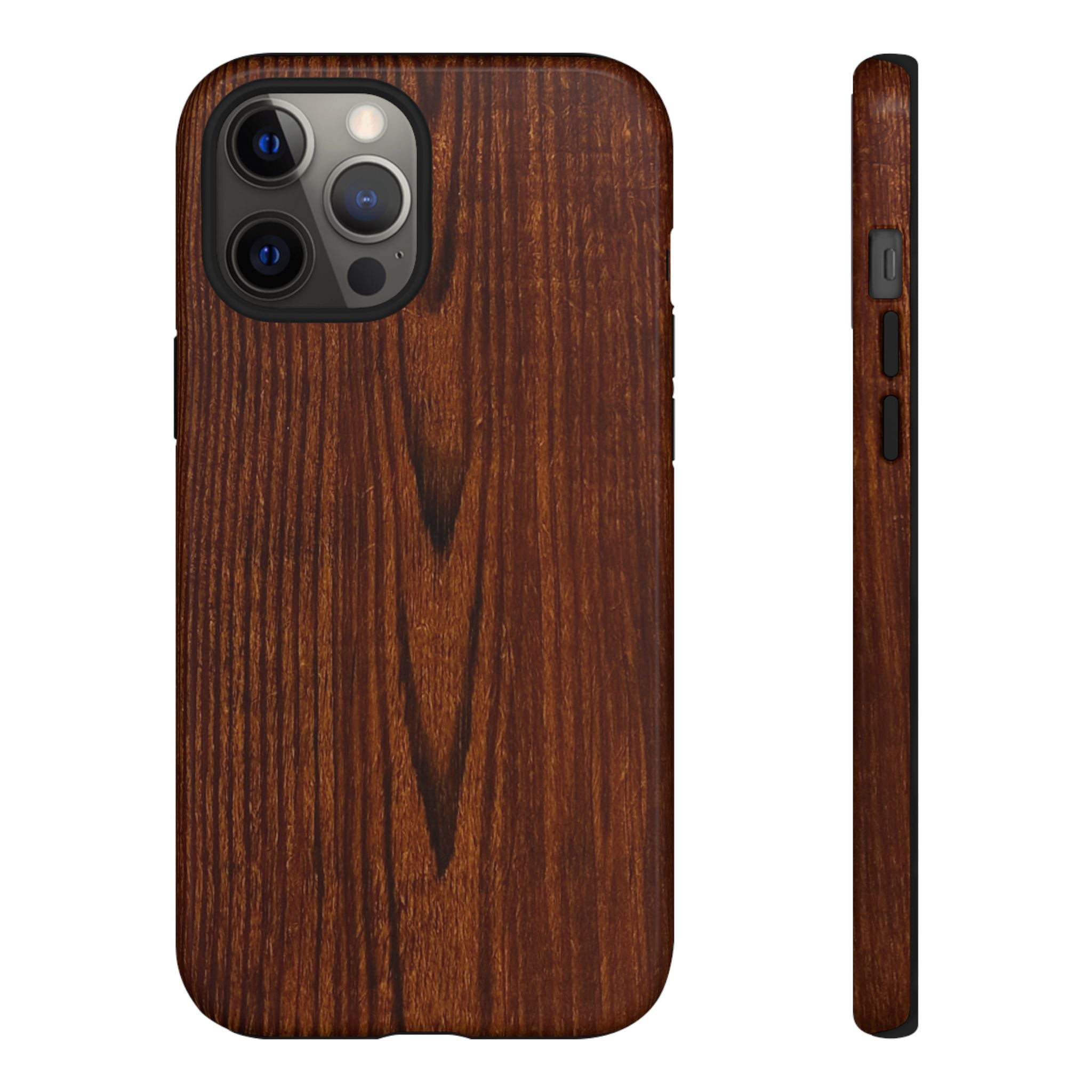 Tough Phone Case in Wooden Design by Studio Blitz