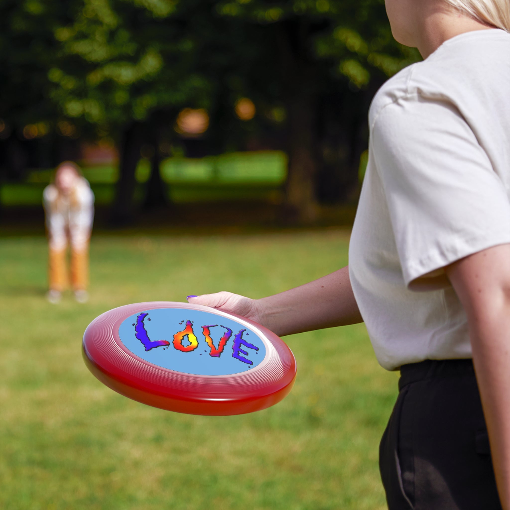 The Colorful LOVE Frisbee Designed by Studio Blitz
