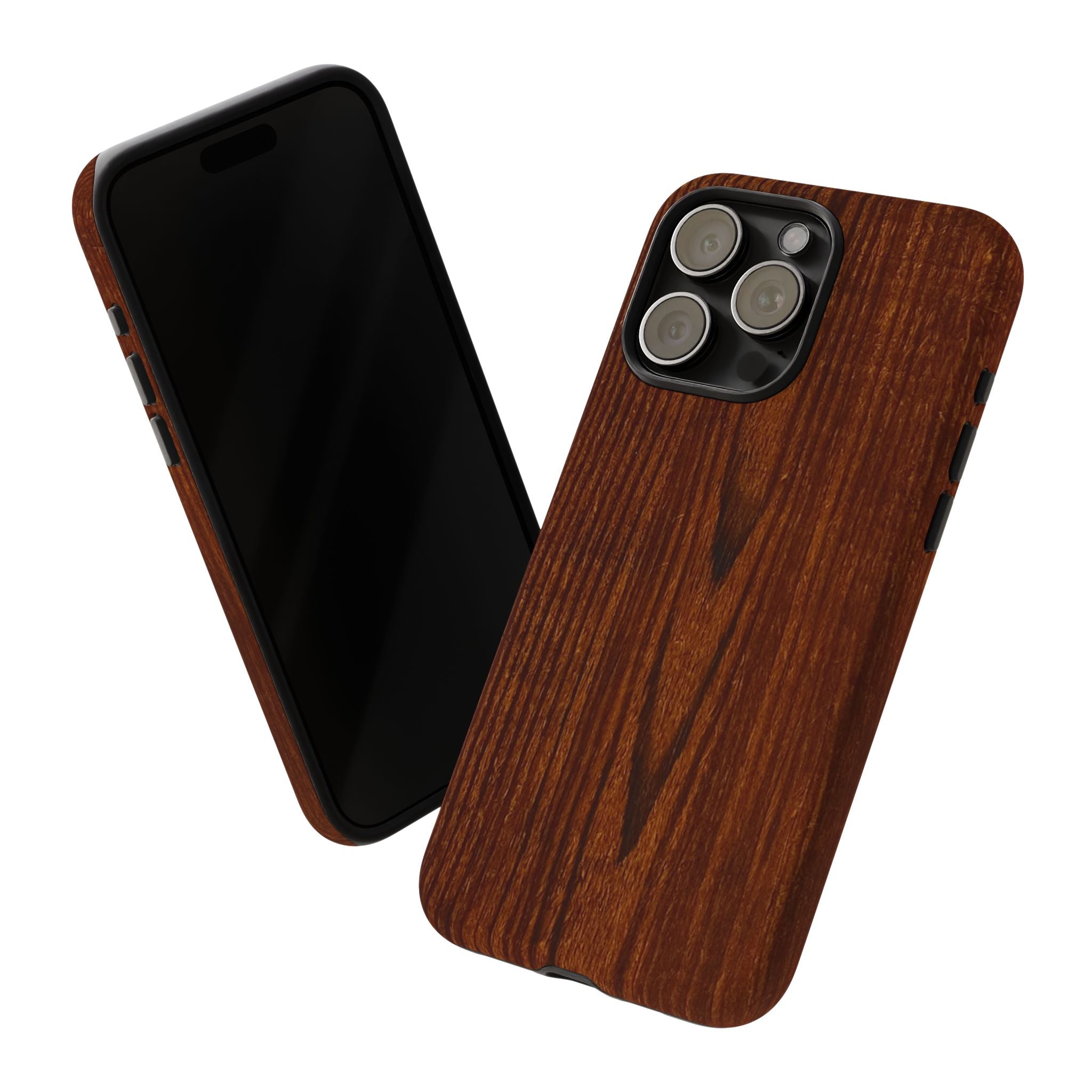 Tough Phone Case in Wooden Design by Studio Blitz