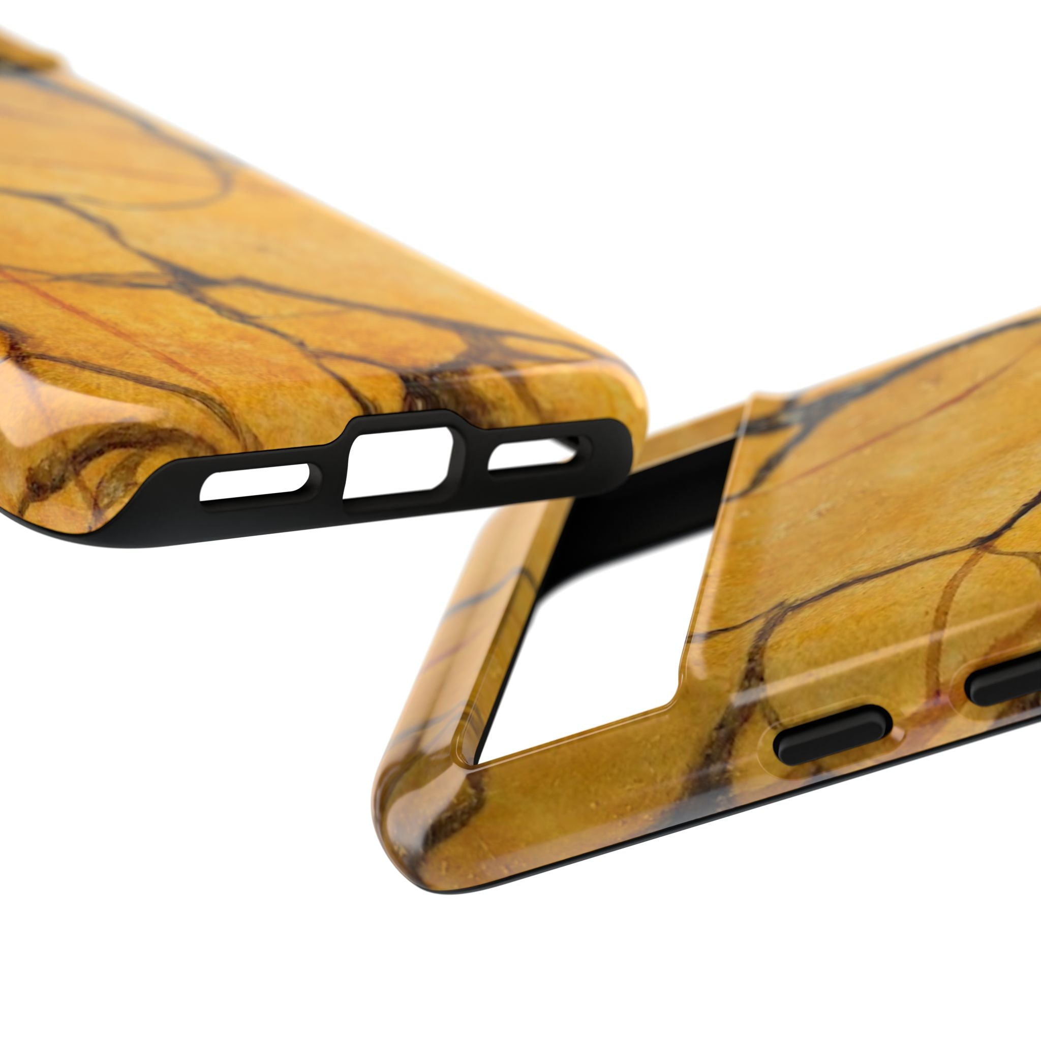 Sexy Gold Marbleized Phone Cases designed by Studio Blitz