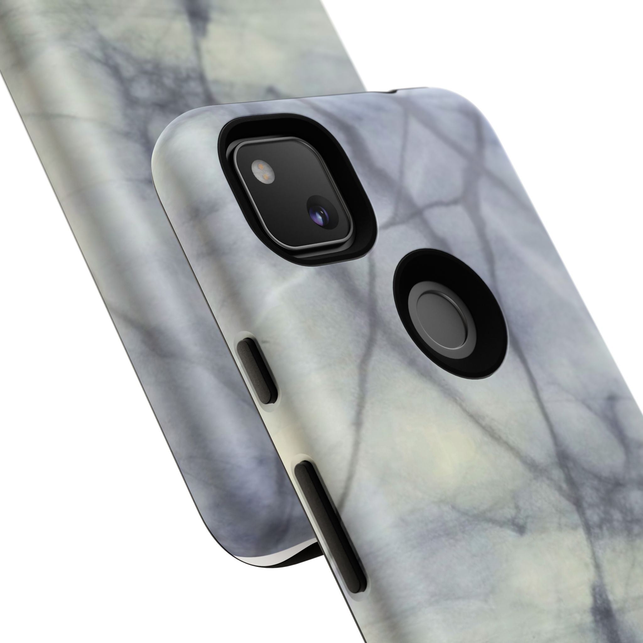 Phone Case, Eye-catching White Marble Look Tough Case by Studio Blitz