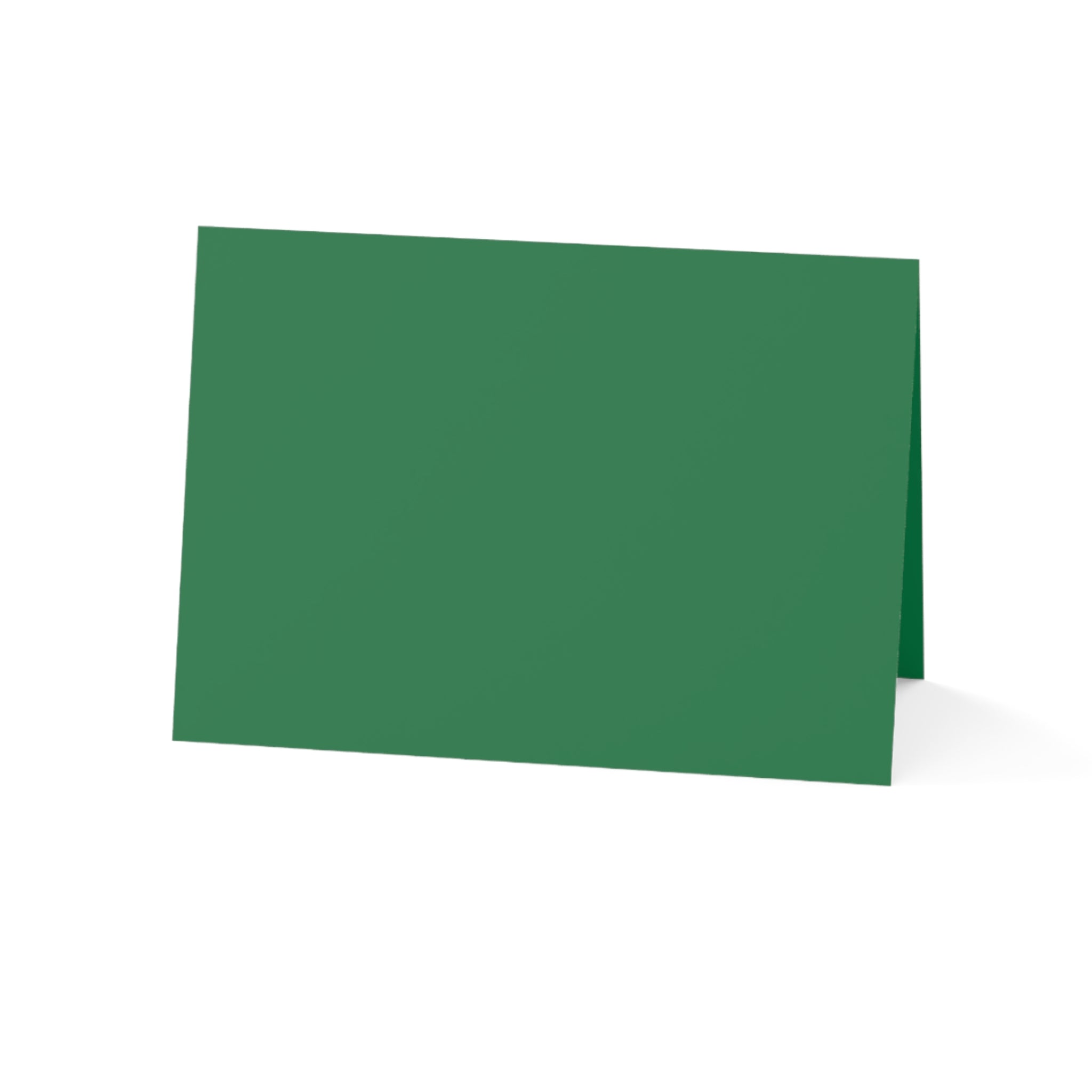 Peace on Earth Holiday Greeting Cards in a Snowy Pine Forest (Pack of 1/10/30/50)