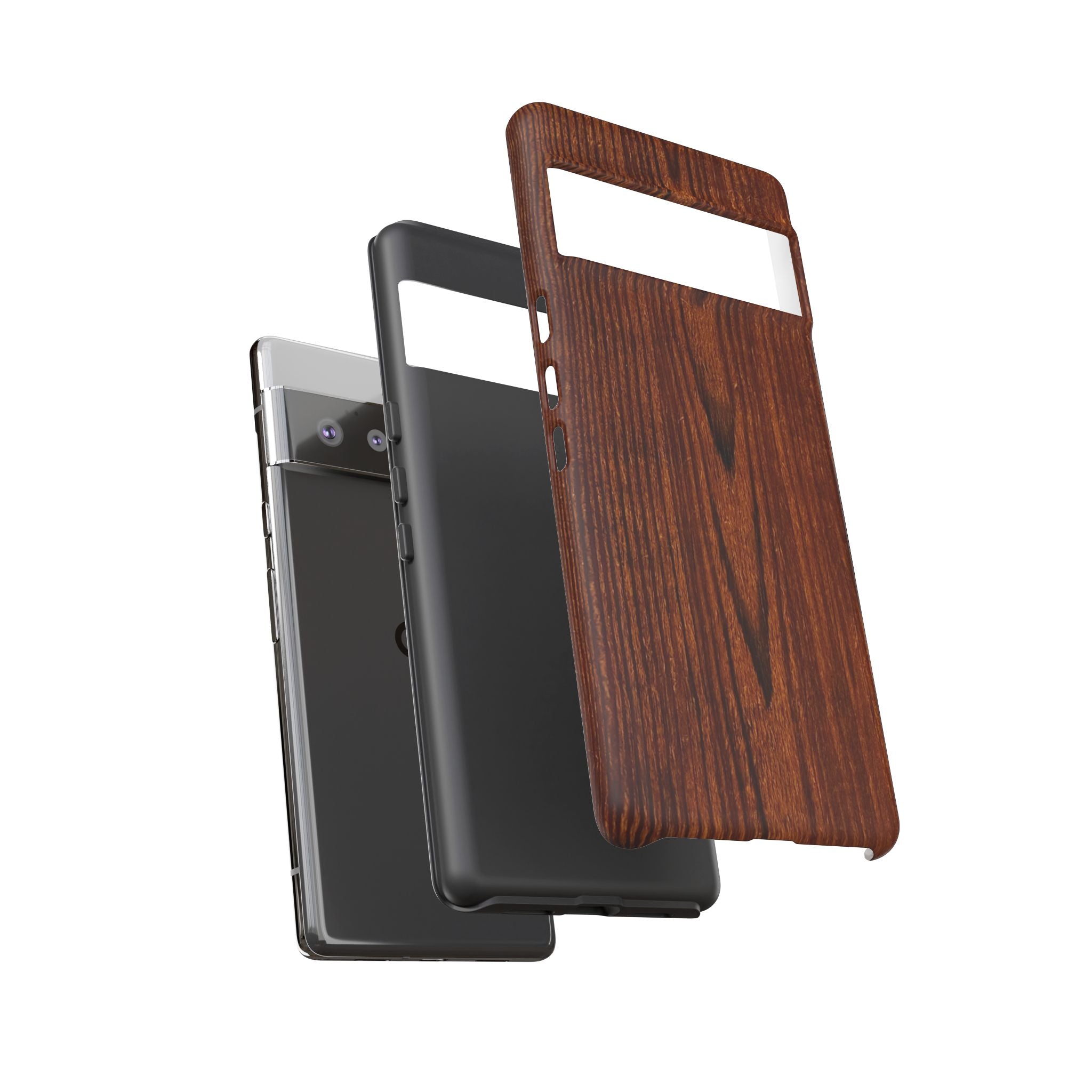 Tough Phone Case in Wooden Design by Studio Blitz