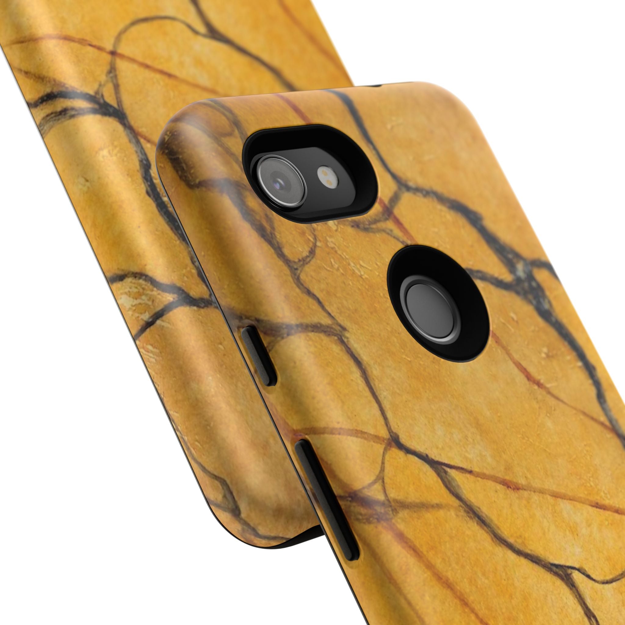 Sexy Gold Marbleized Phone Cases designed by Studio Blitz