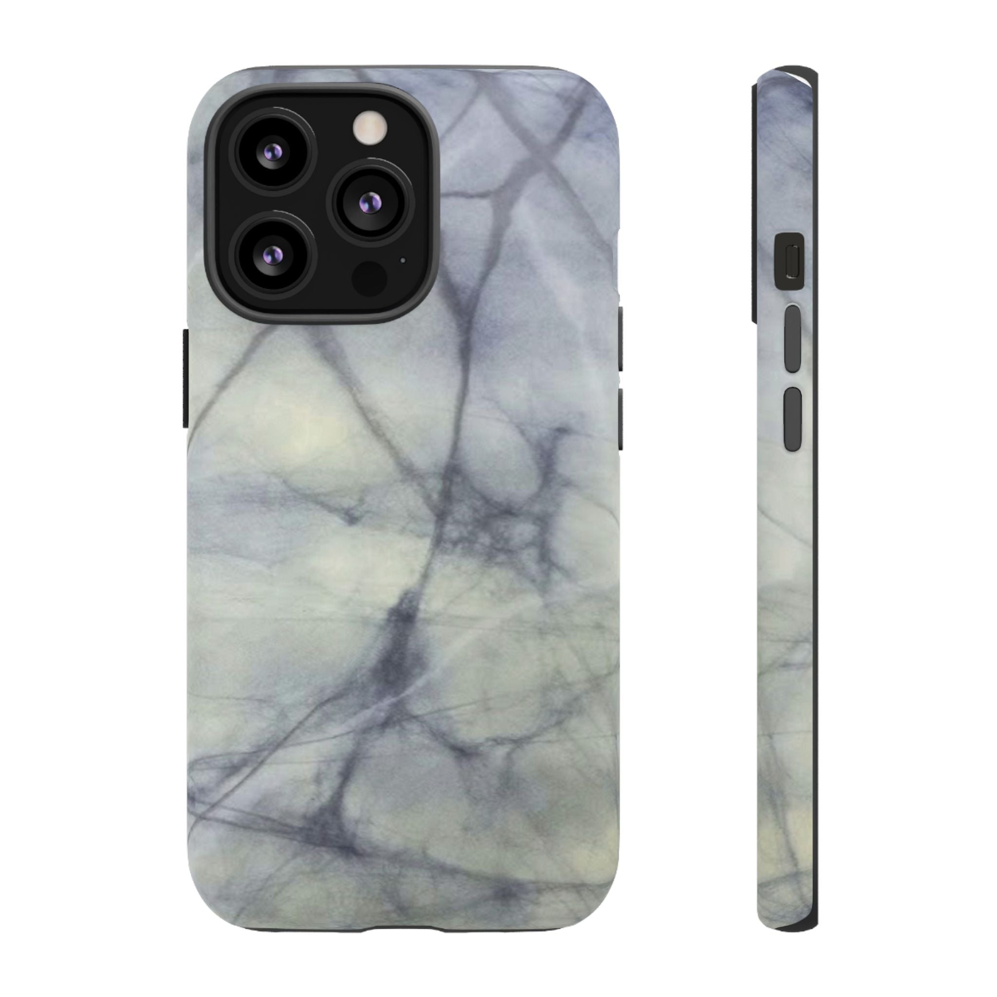 Phone Case, Eye-catching White Marble Look Tough Case by Studio Blitz