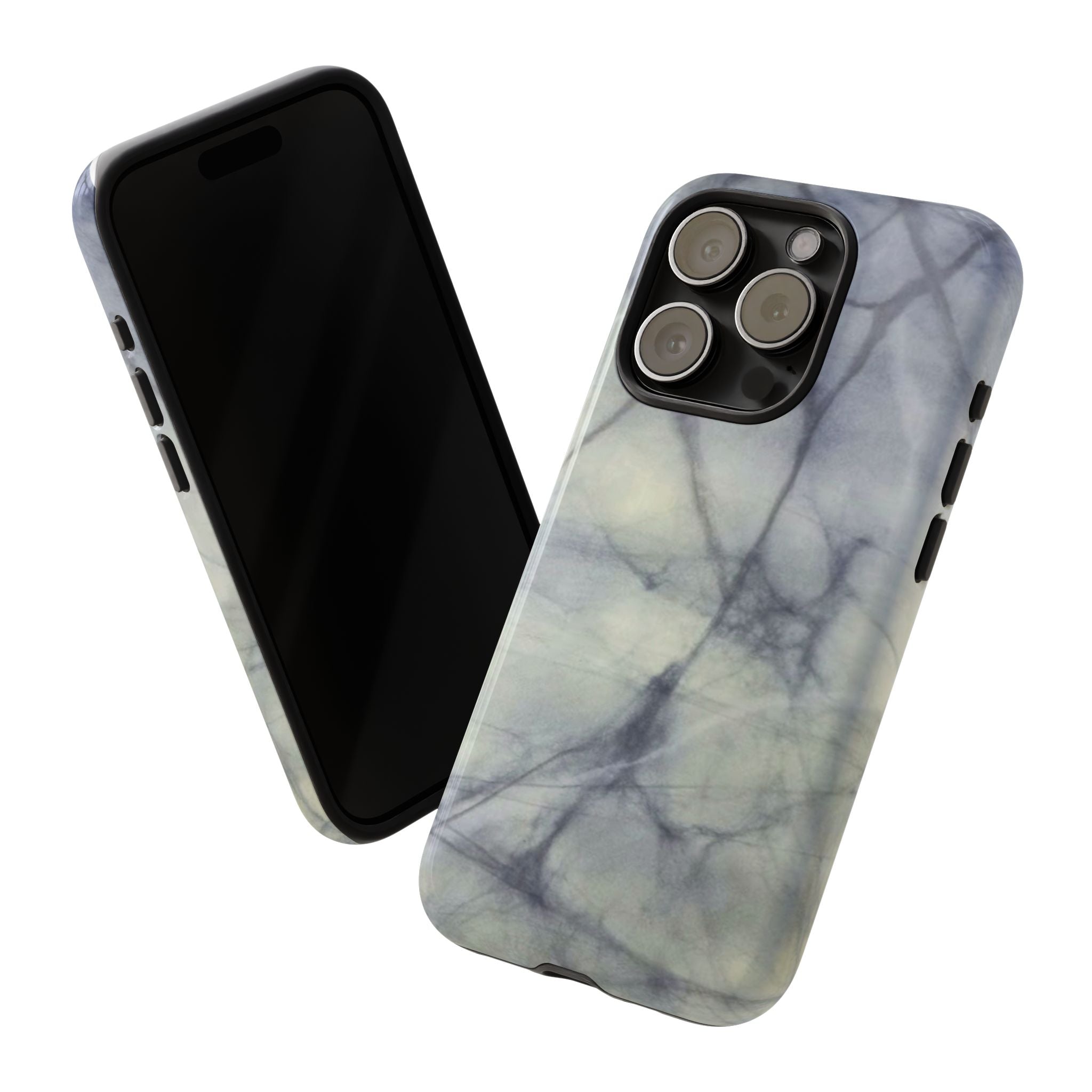 Phone Case, Eye-catching White Marble Look Tough Case by Studio Blitz