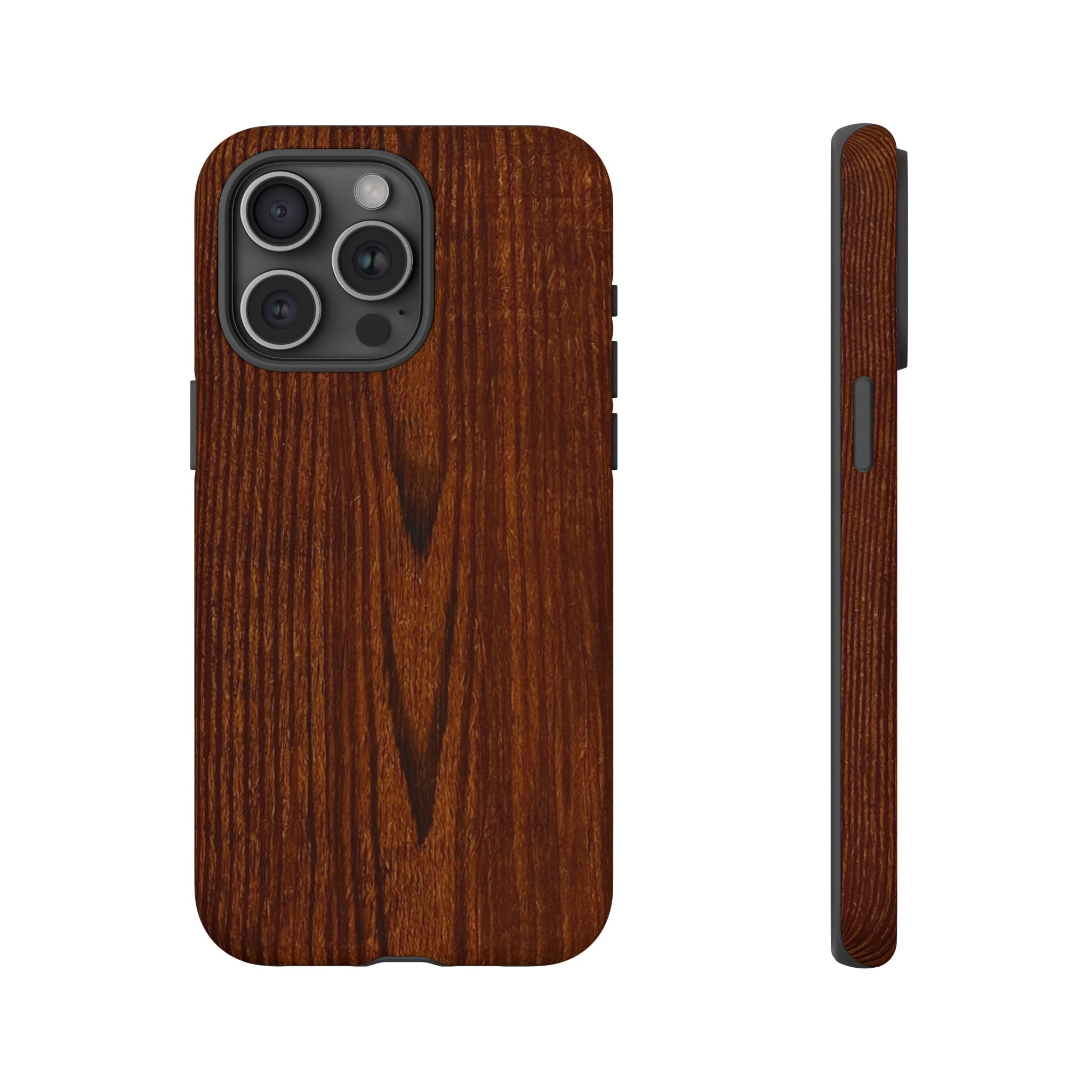 Tough Phone Case in Wooden Design by Studio Blitz