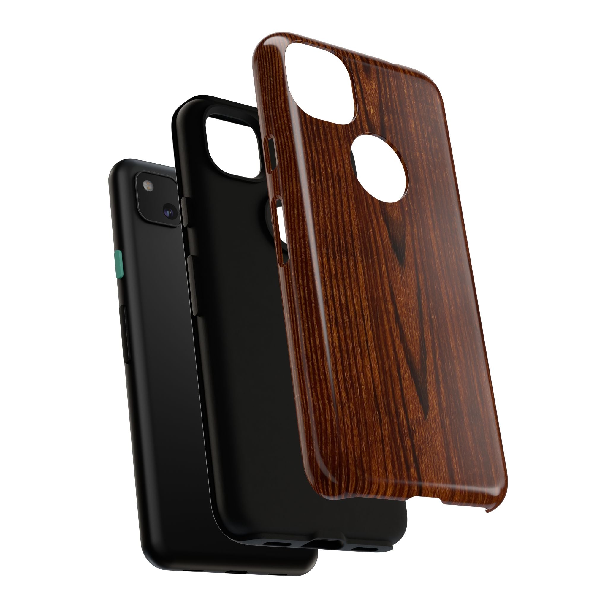 Tough Phone Case in Wooden Design by Studio Blitz