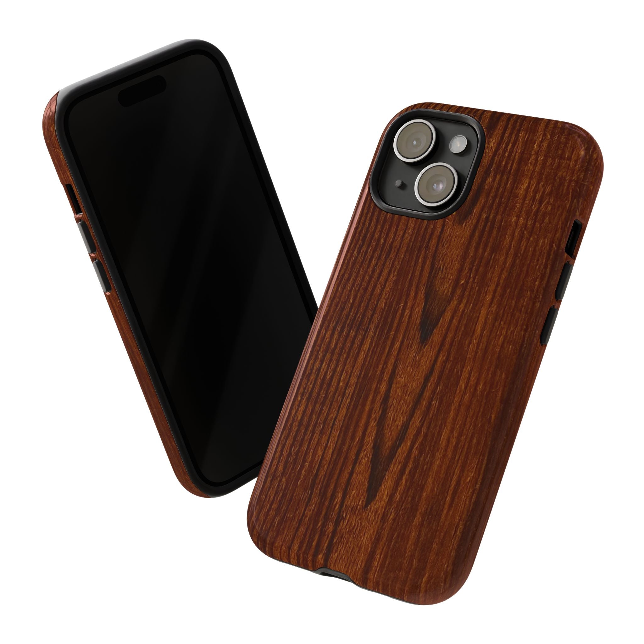 Tough Phone Case in Wooden Design by Studio Blitz