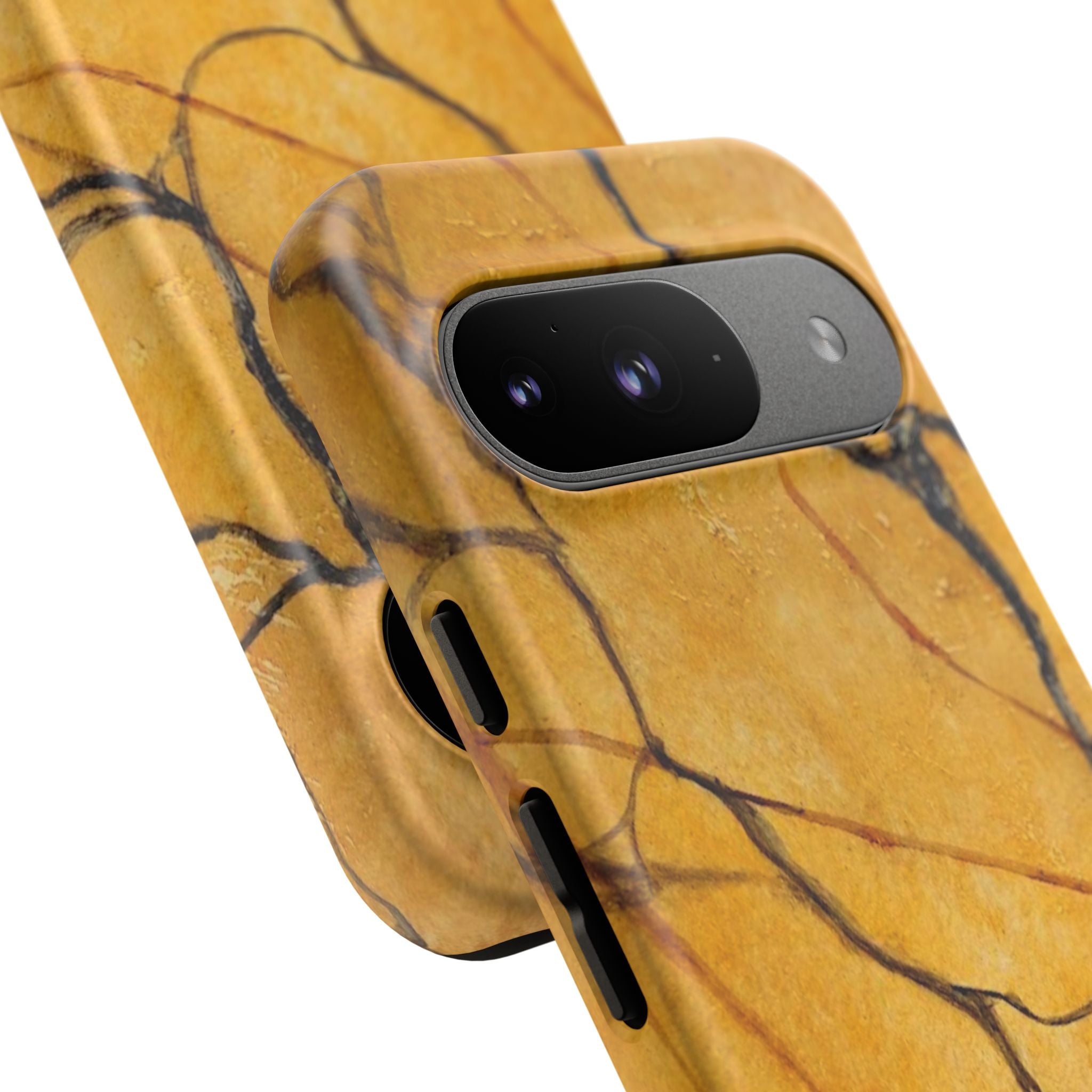 Sexy Gold Marbleized Phone Cases designed by Studio Blitz