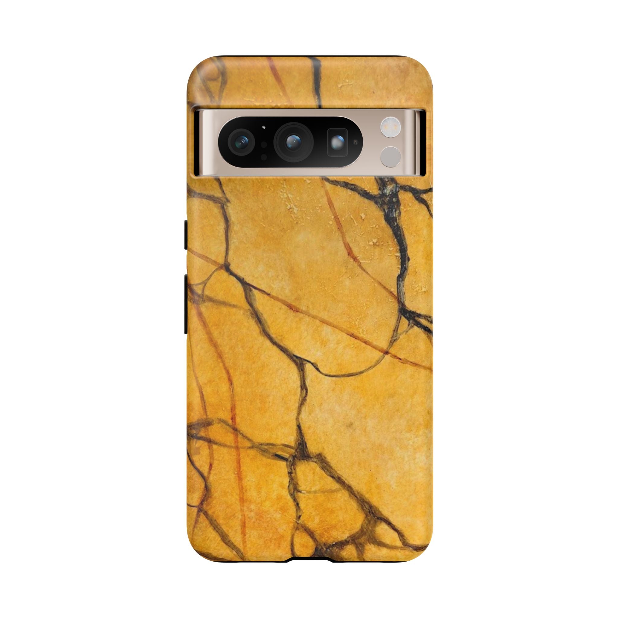 Sexy Gold Marbleized Phone Cases designed by Studio Blitz