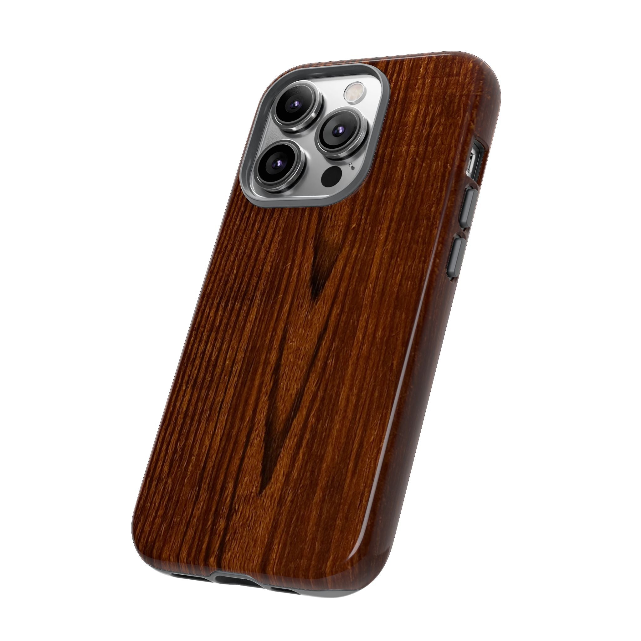 Tough Phone Case in Wooden Design by Studio Blitz