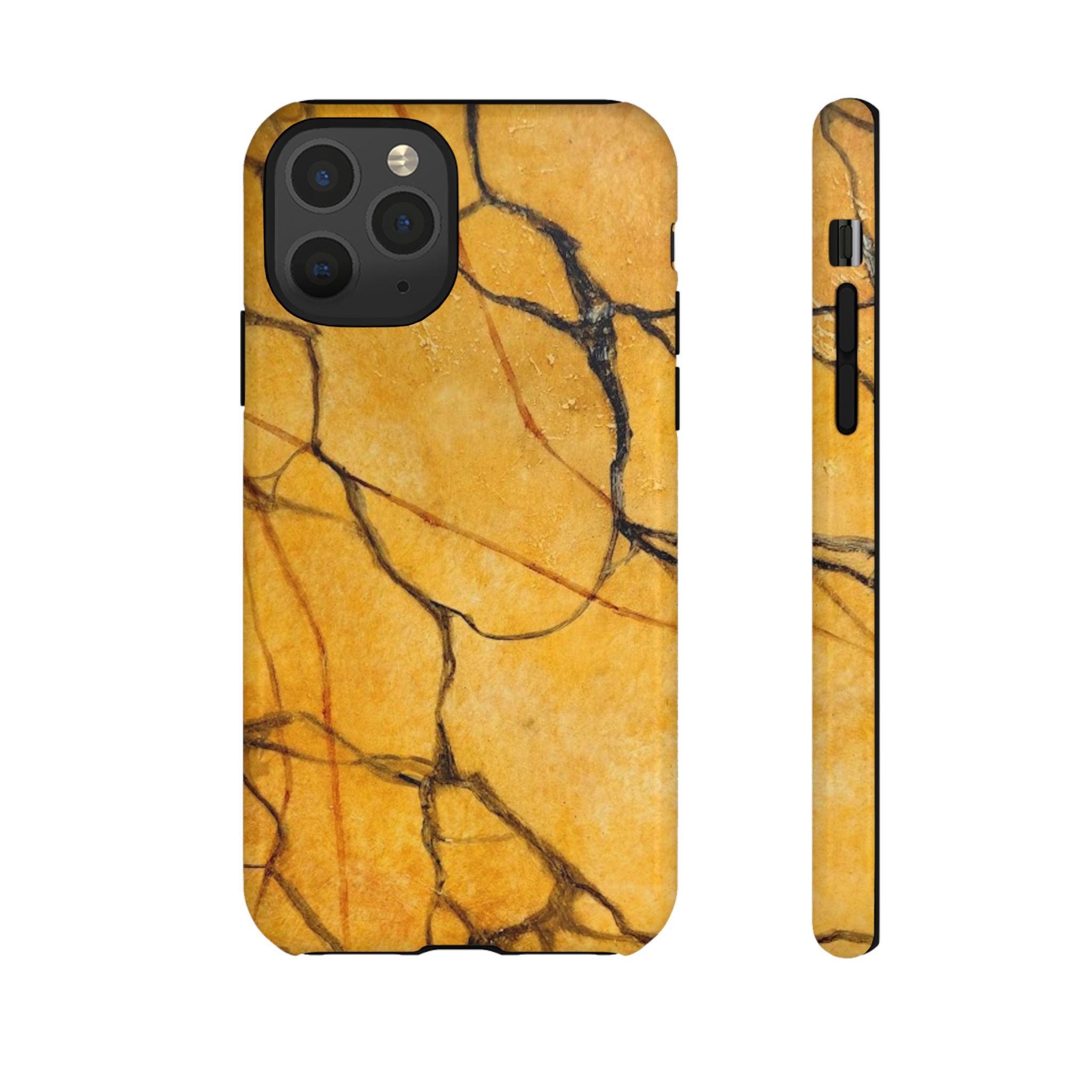 Sexy Gold Marbleized Phone Cases designed by Studio Blitz