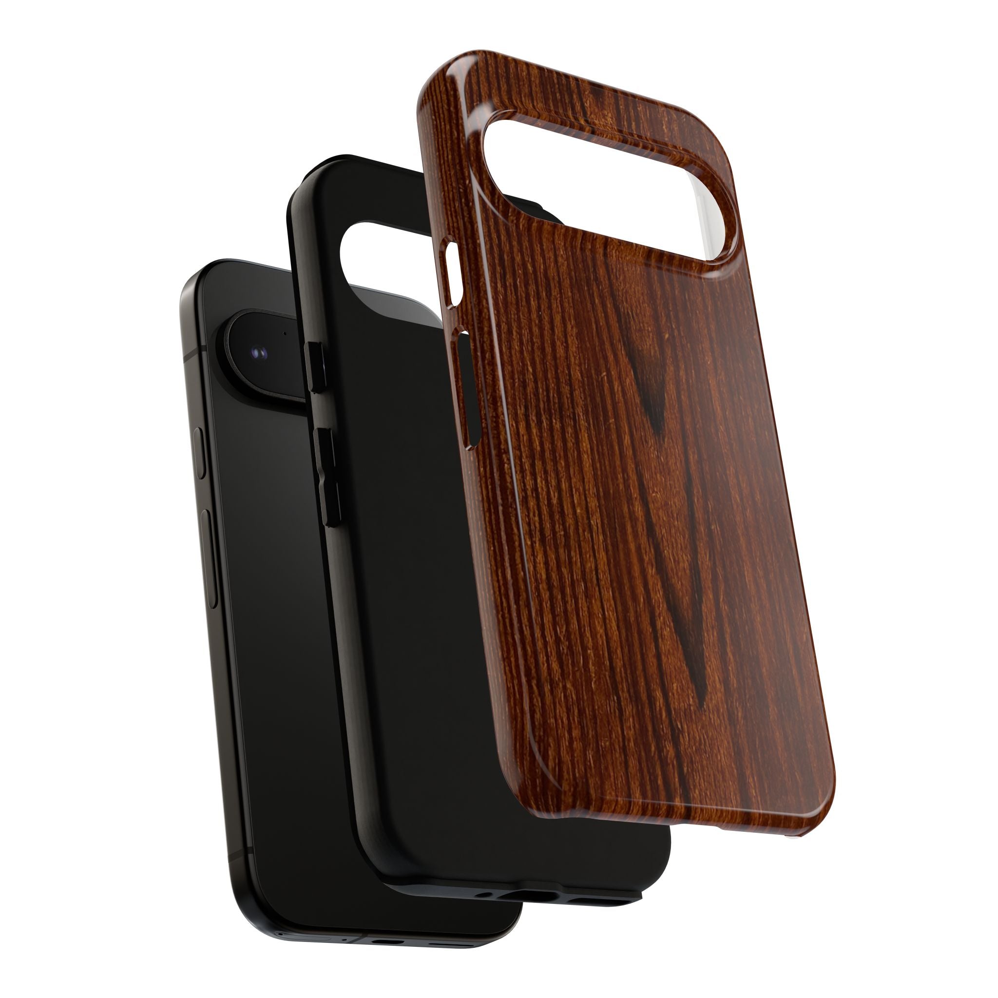 Tough Phone Case in Wooden Design by Studio Blitz