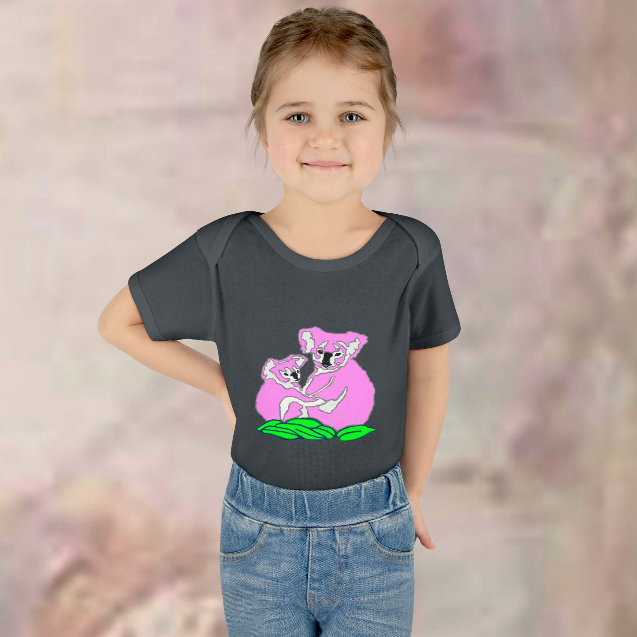 So Cute Pink Koalas designed by Studio Blitz Infant to 24 Mo. Bodysuit