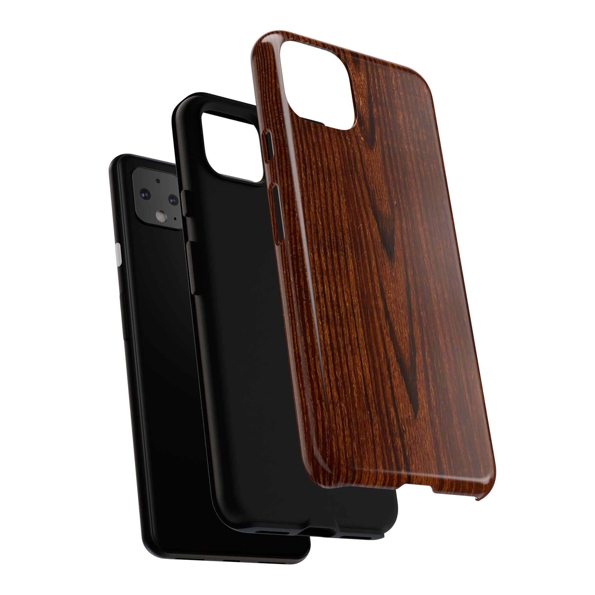 Tough Phone Case in Wooden Design by Studio Blitz