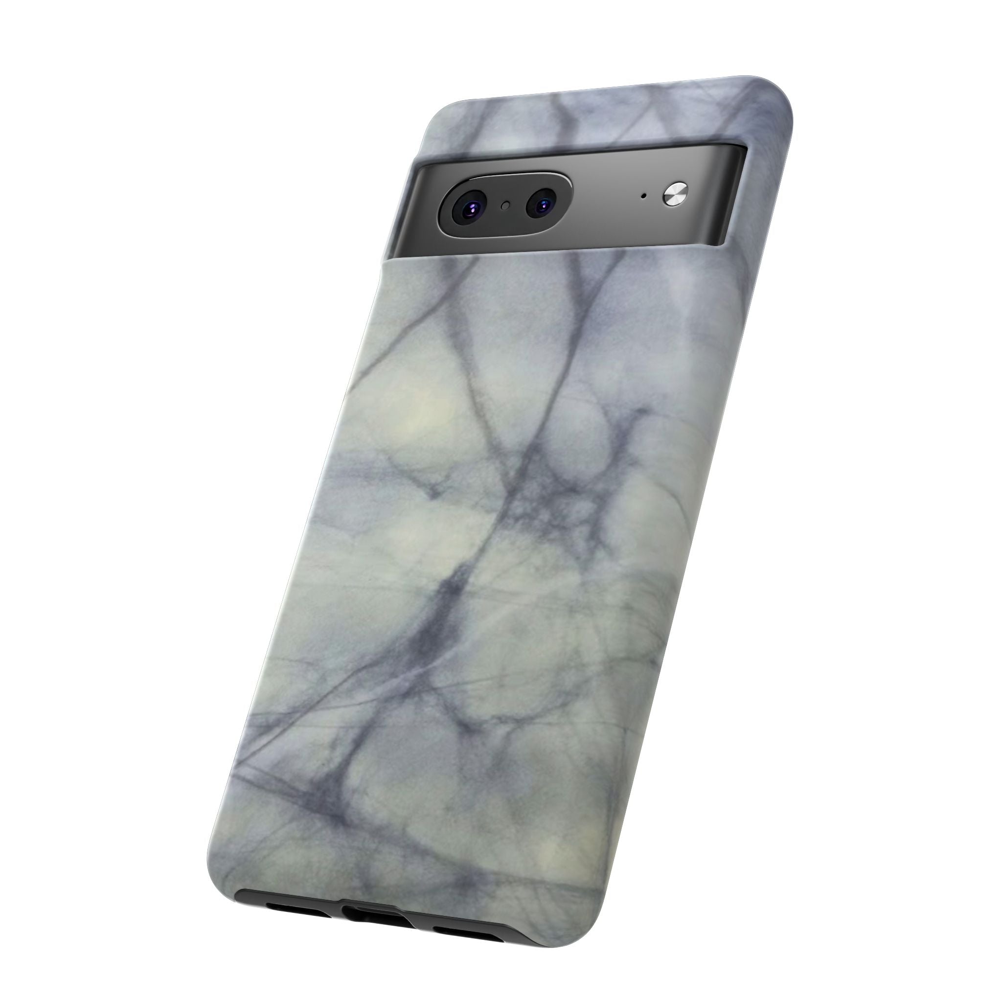 Phone Case, Eye-catching White Marble Look Tough Case by Studio Blitz