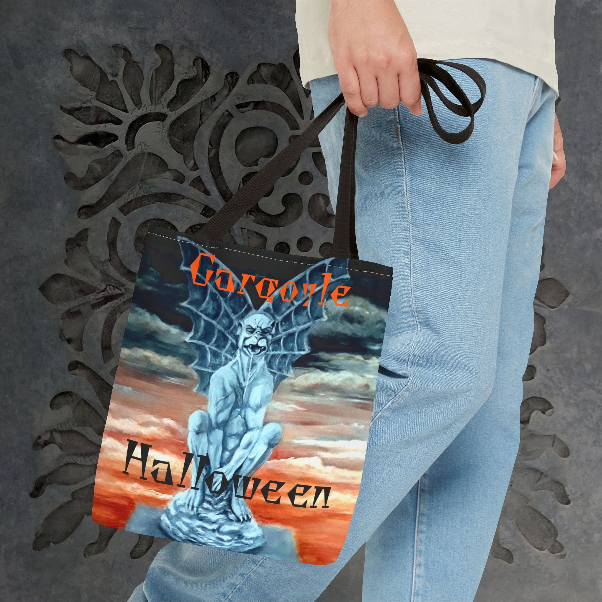 Halloween Gargoyle Tote/Trick or Treat Bag