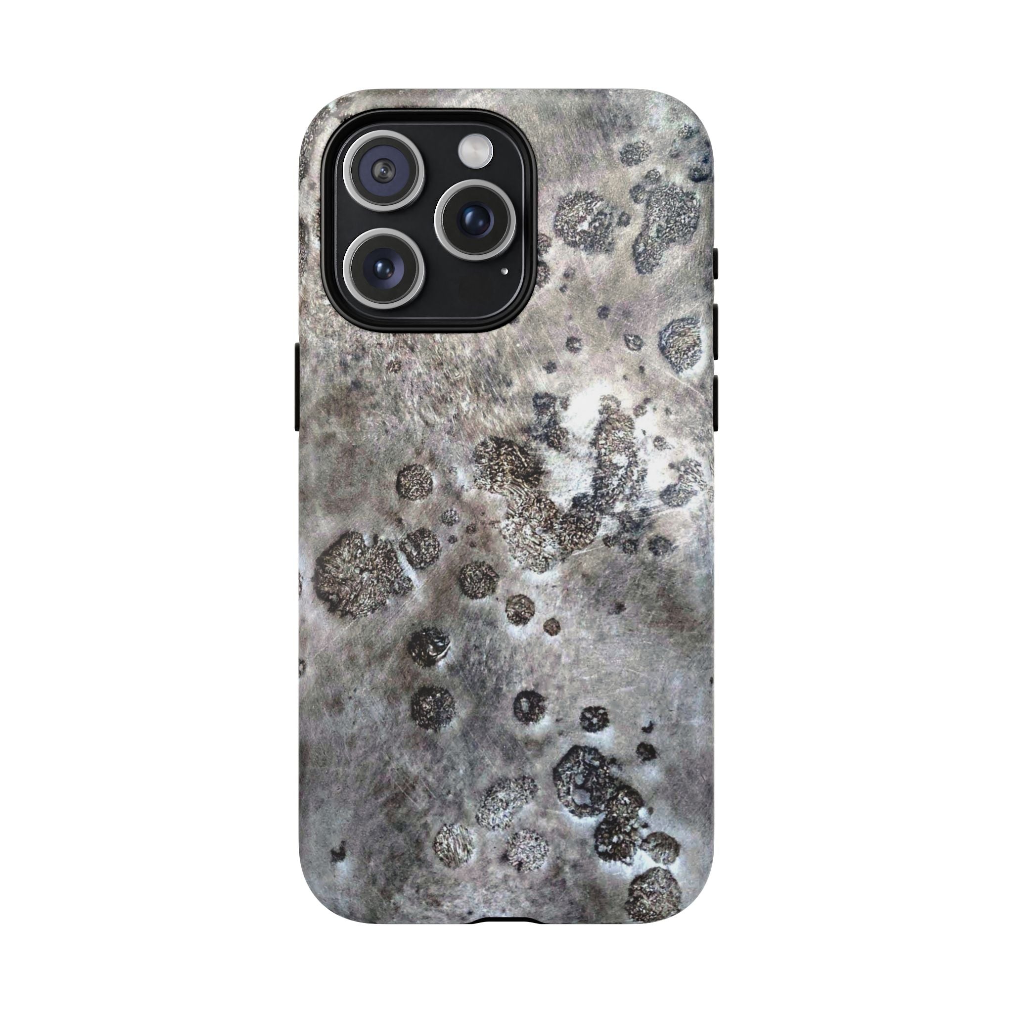 Tough Magnetic Phone Case with Moon Rock Art Design by Studio Blitz