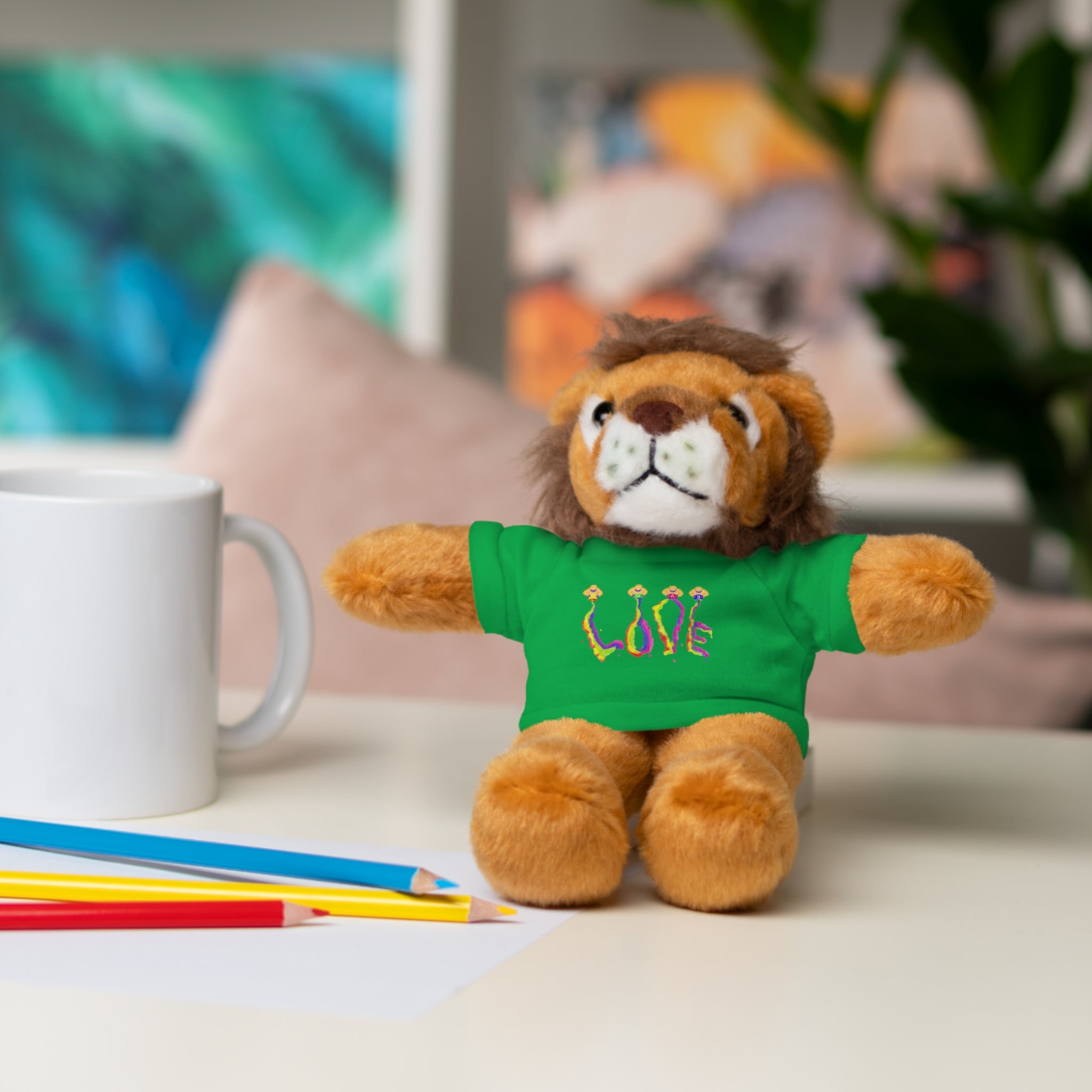 Loveable Stuffed Animals with a Love Tee by Studio Blitz