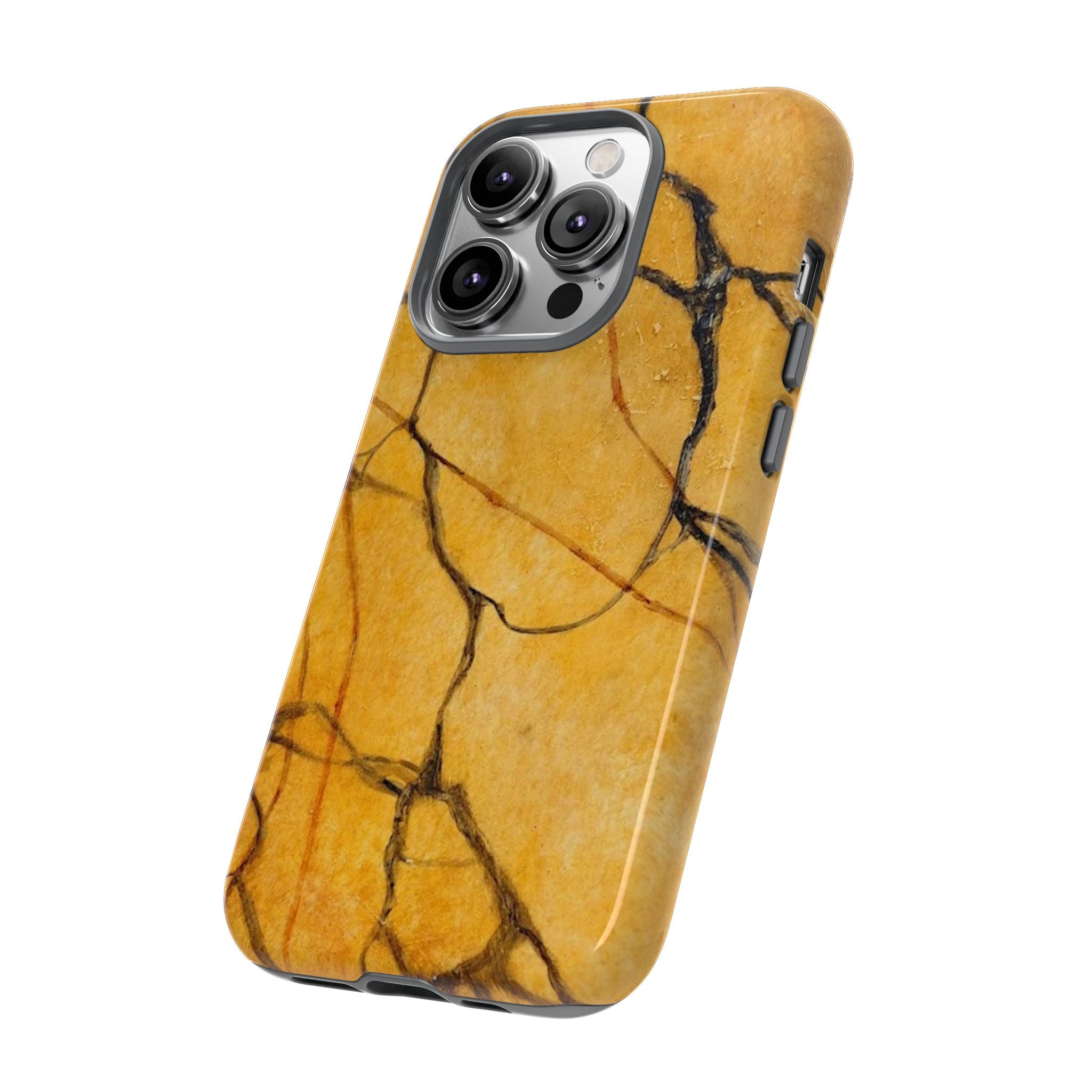 Sexy Gold Marbleized Phone Cases designed by Studio Blitz