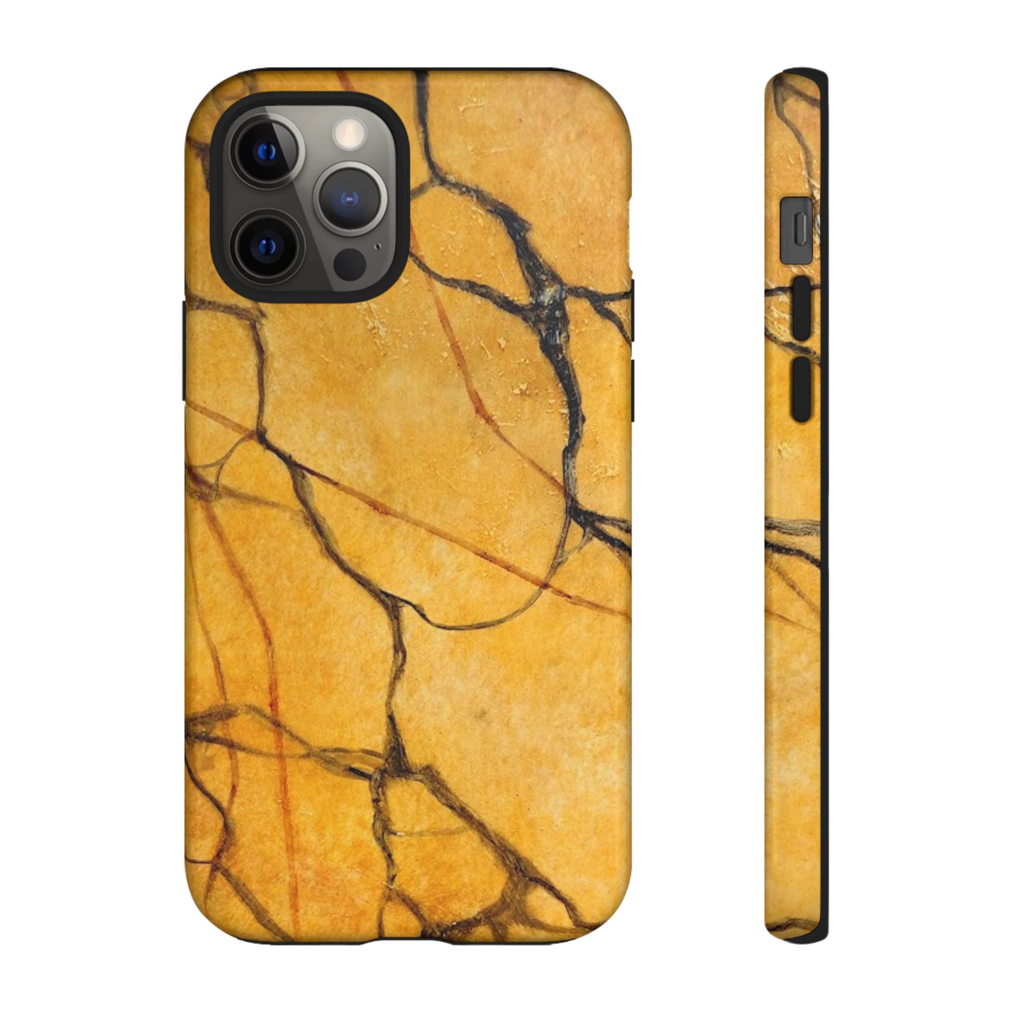 Sexy Gold Marbleized Phone Cases designed by Studio Blitz