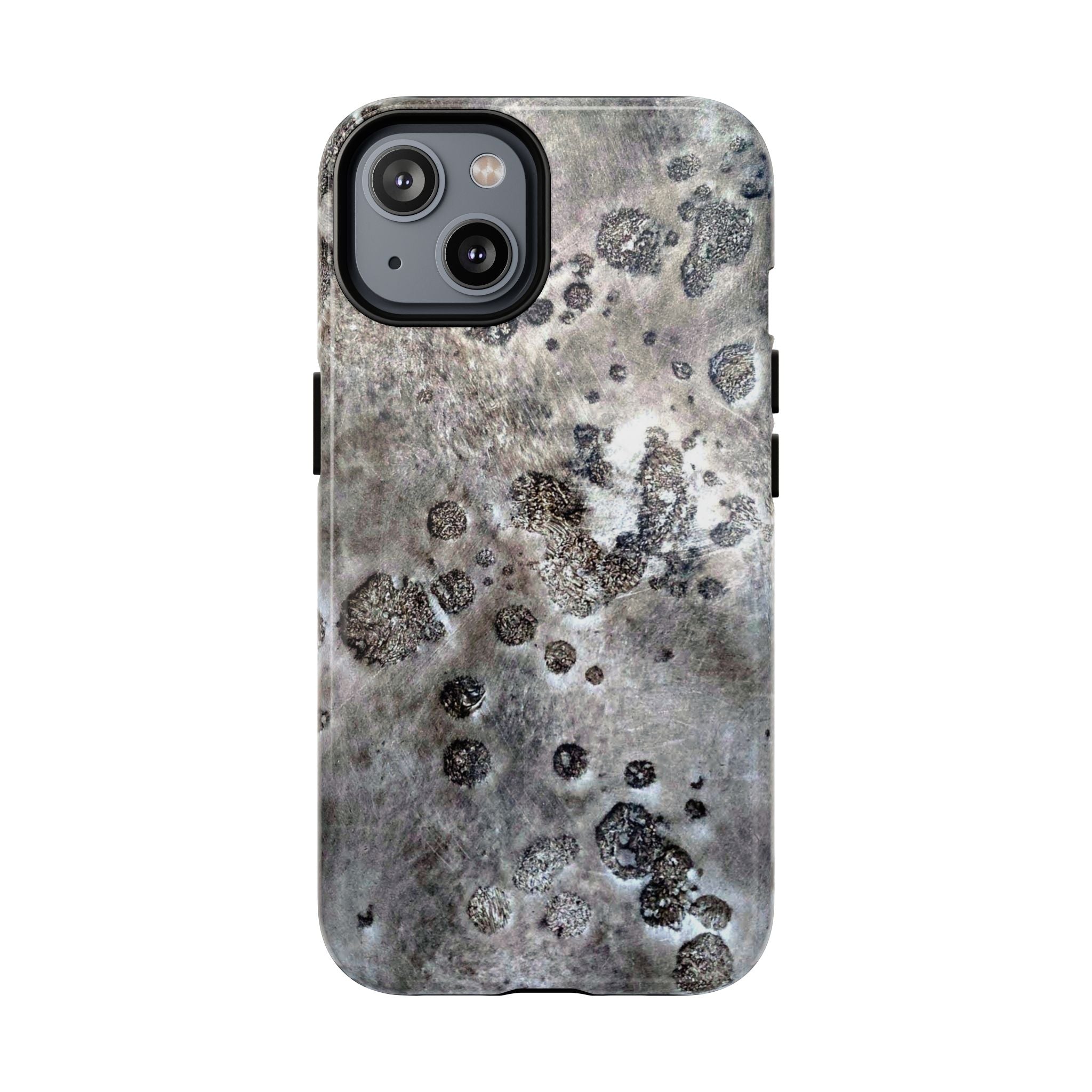 Tough Magnetic Phone Case with Moon Rock Art Design by Studio Blitz