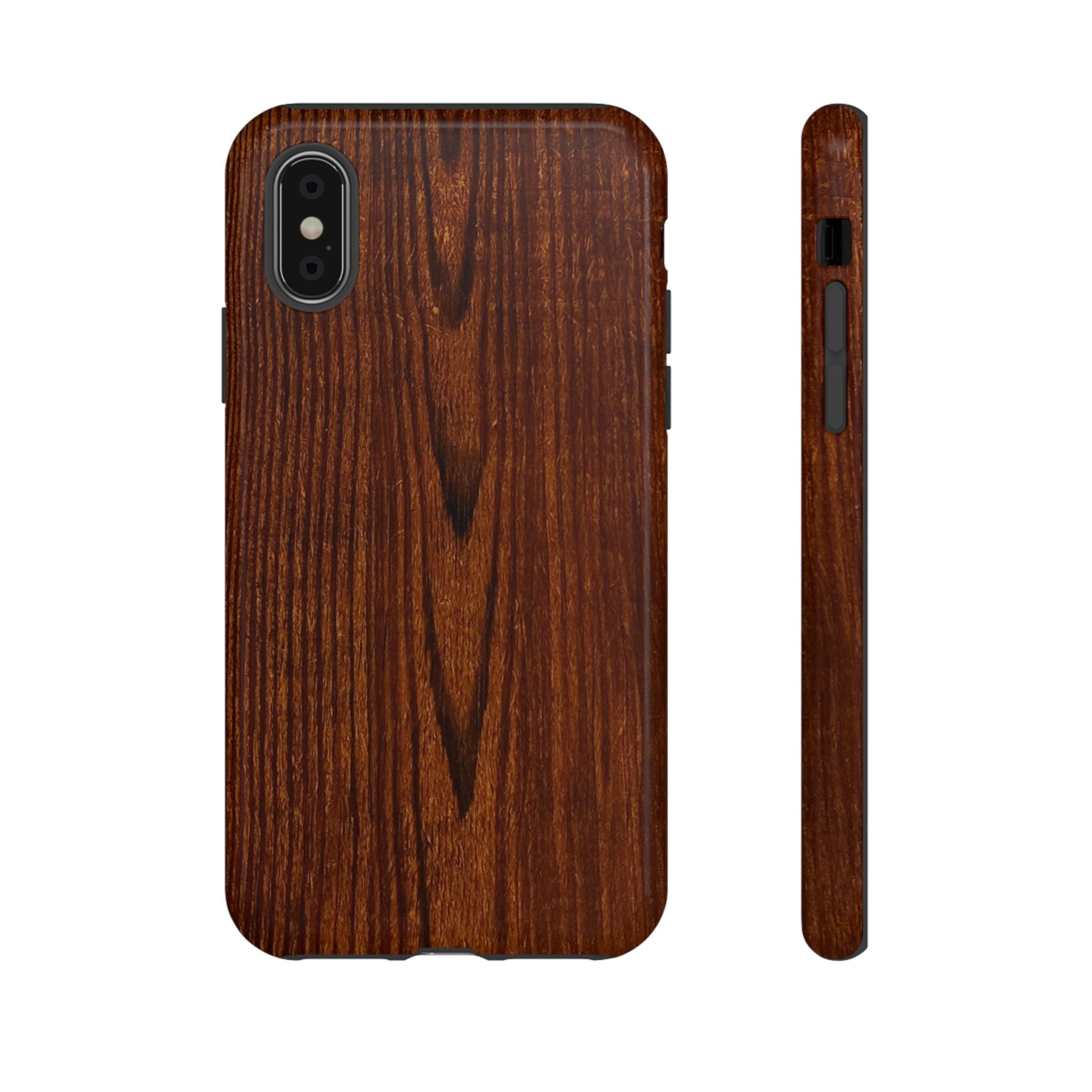 Tough Phone Case in Wooden Design by Studio Blitz