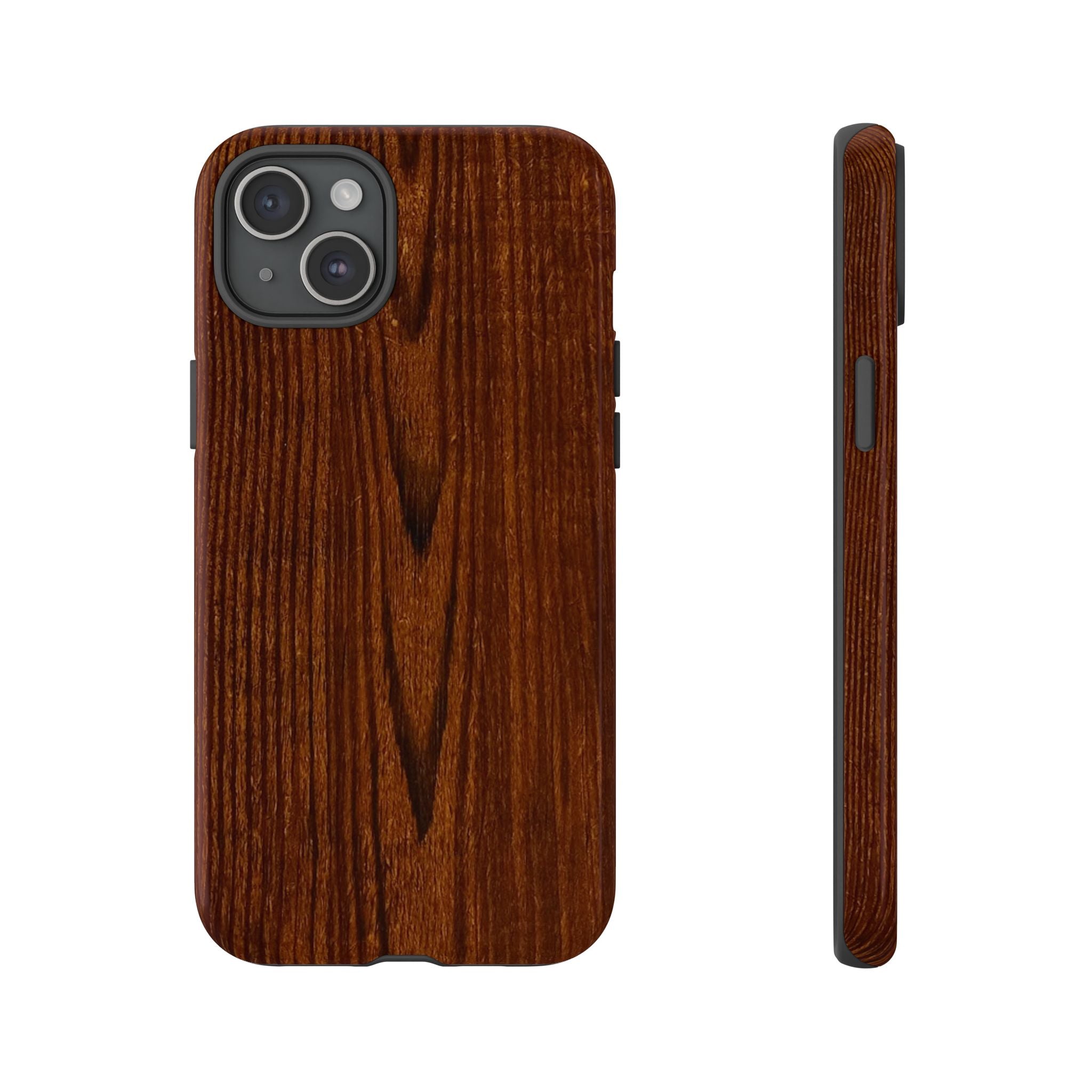 Tough Phone Case in Wooden Design by Studio Blitz