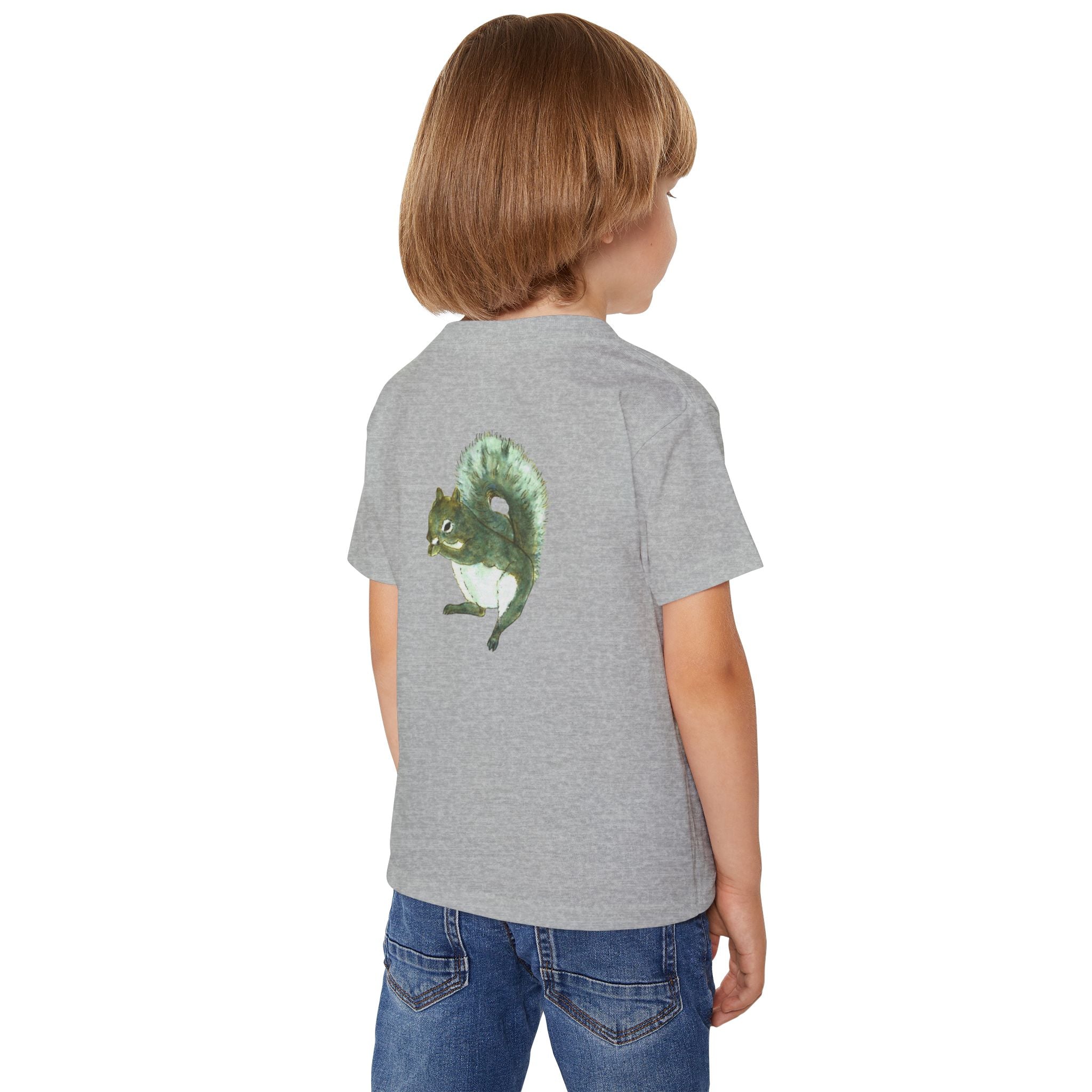 Nature-Inspired Toddler T-Shirt with Adorable Animal Art by Studio Blitz