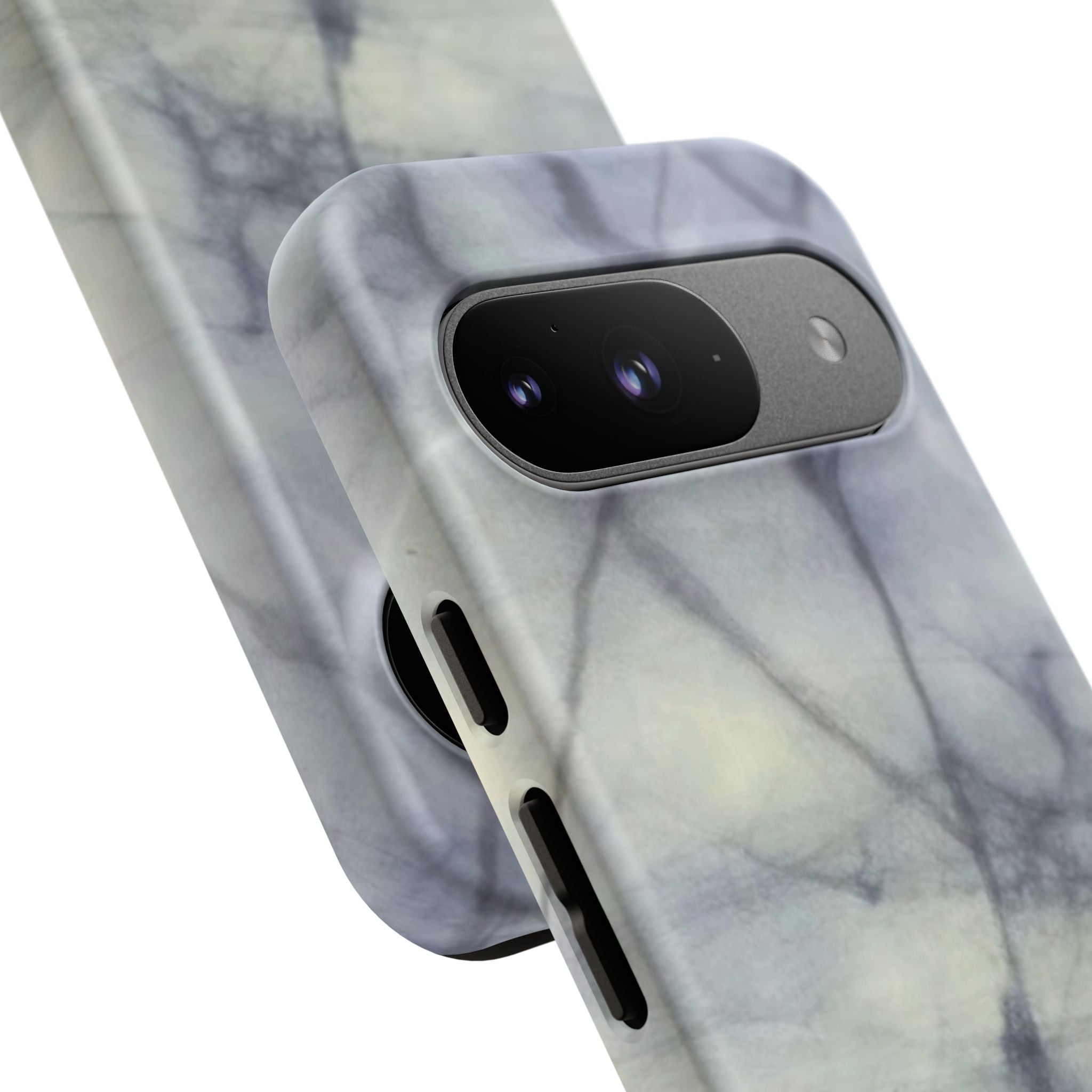 Phone Case, Eye-catching White Marble Look Tough Case by Studio Blitz