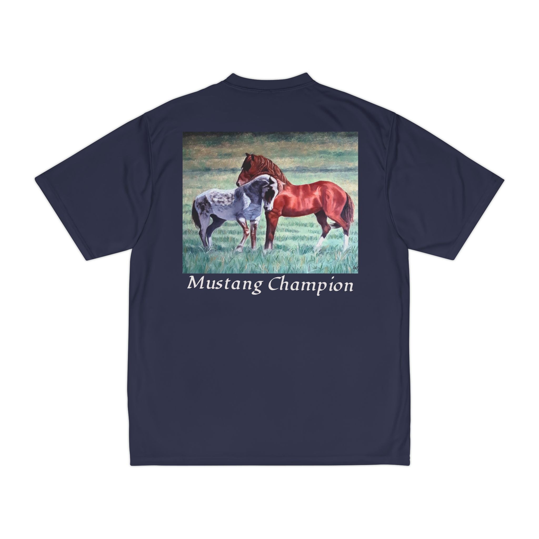 Athletic T-Shirt Wild Mustangs Painted by Studio Blitz