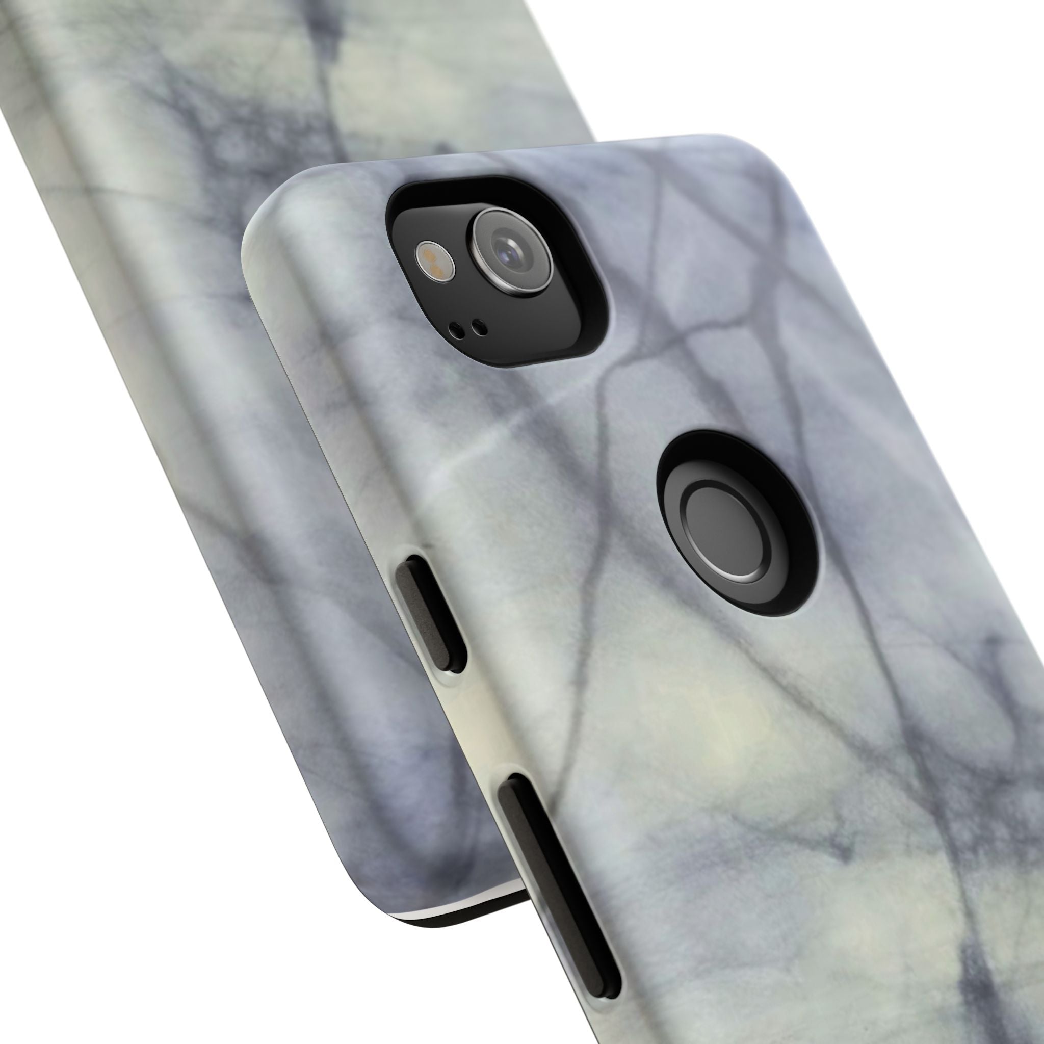 Phone Case, Eye-catching White Marble Look Tough Case by Studio Blitz