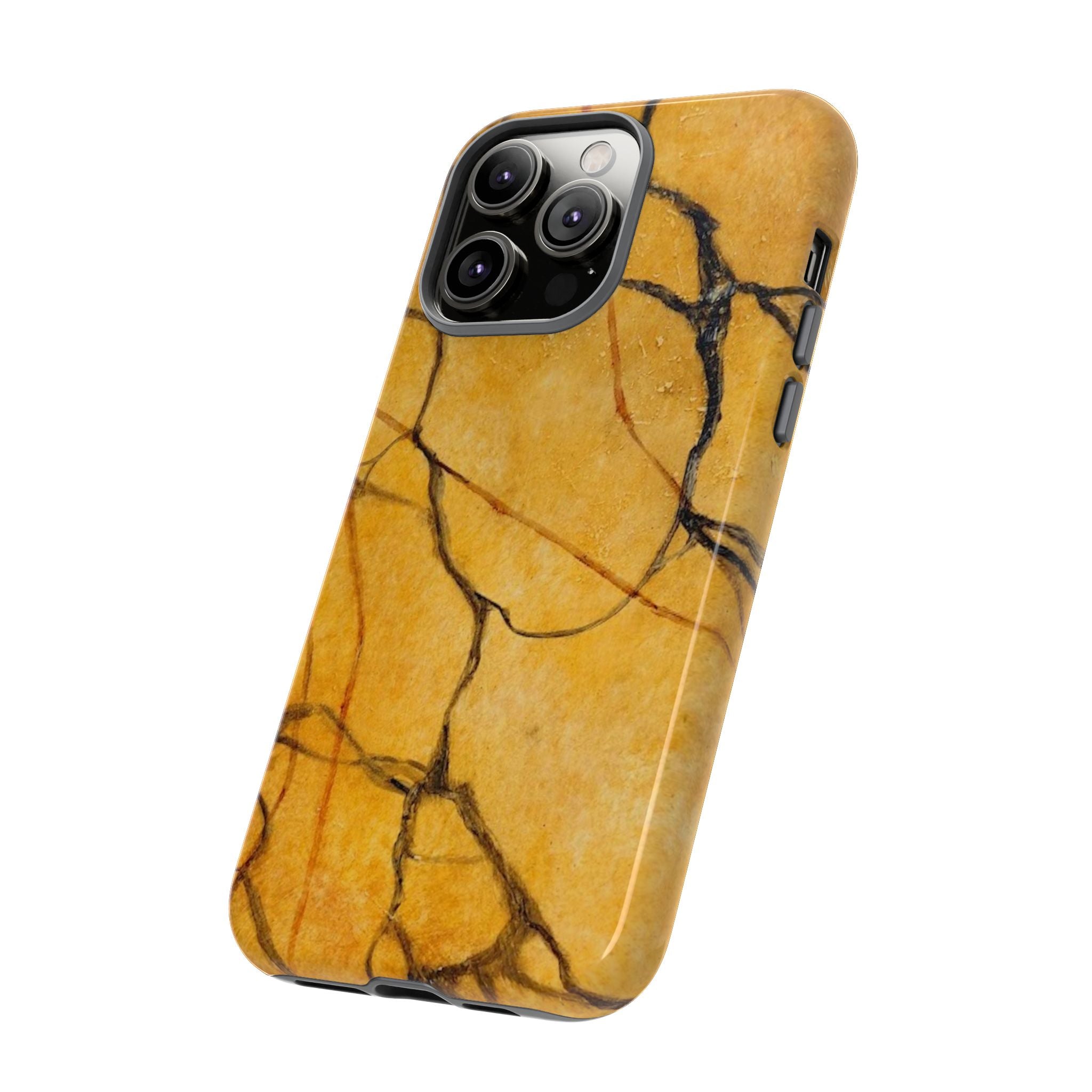 Sexy Gold Marbleized Phone Cases designed by Studio Blitz