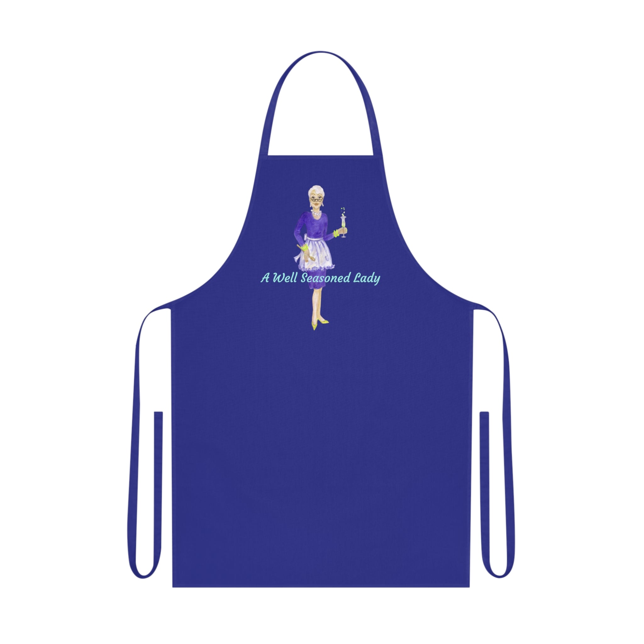 Cotton Apron - Chic Art Design by Studio Blitz for 'A Well Seasoned Lady'