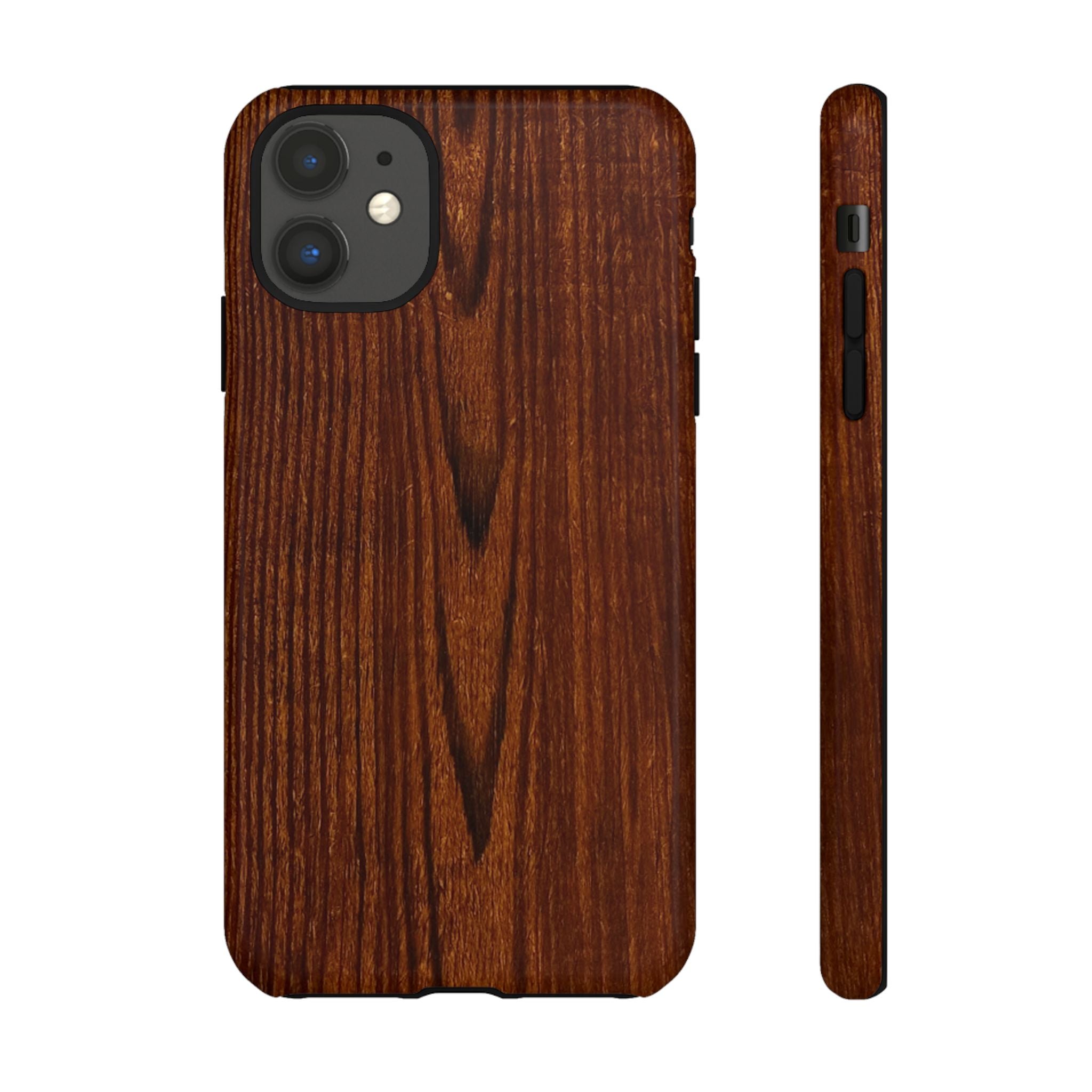 Tough Phone Case in Wooden Design by Studio Blitz