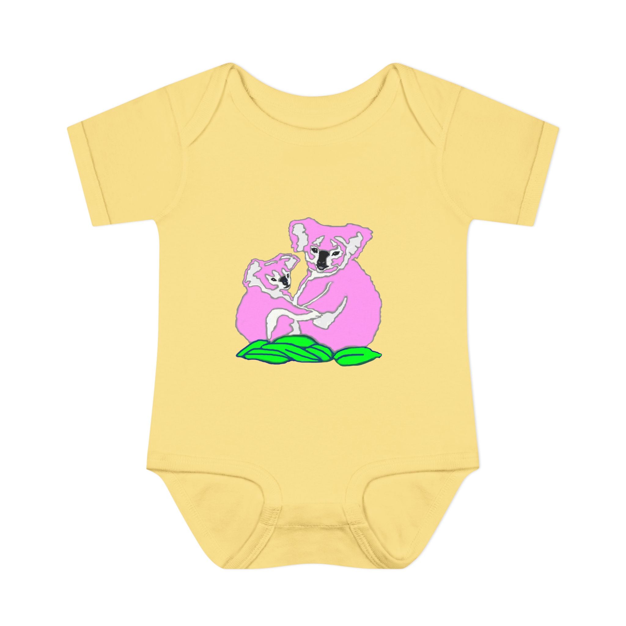 So Cute Pink Koalas designed by Studio Blitz Infant to 24 Mo. Bodysuit