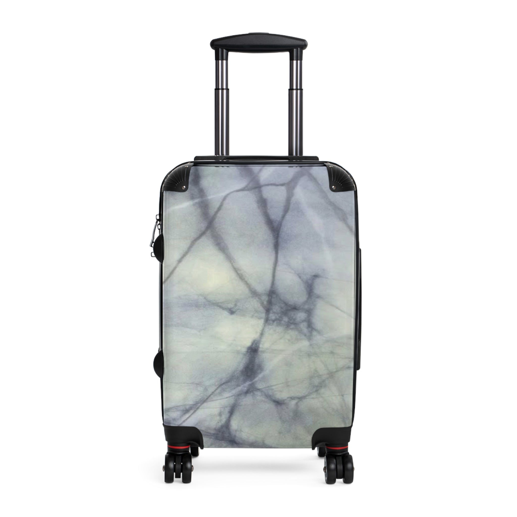 Suitcase - Elegant White Marble Art Design by Studio Blitz