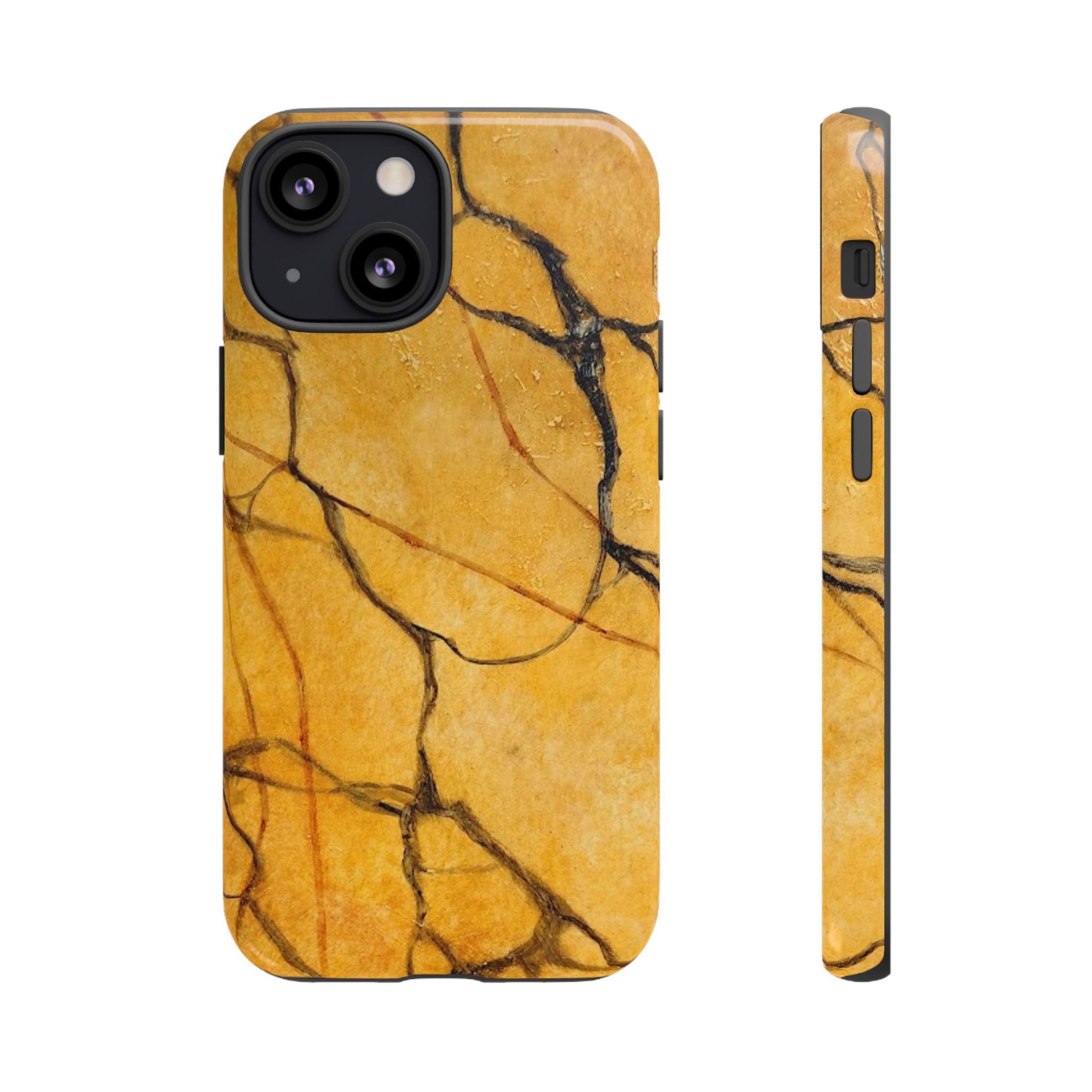 Sexy Gold Marbleized Phone Cases designed by Studio Blitz