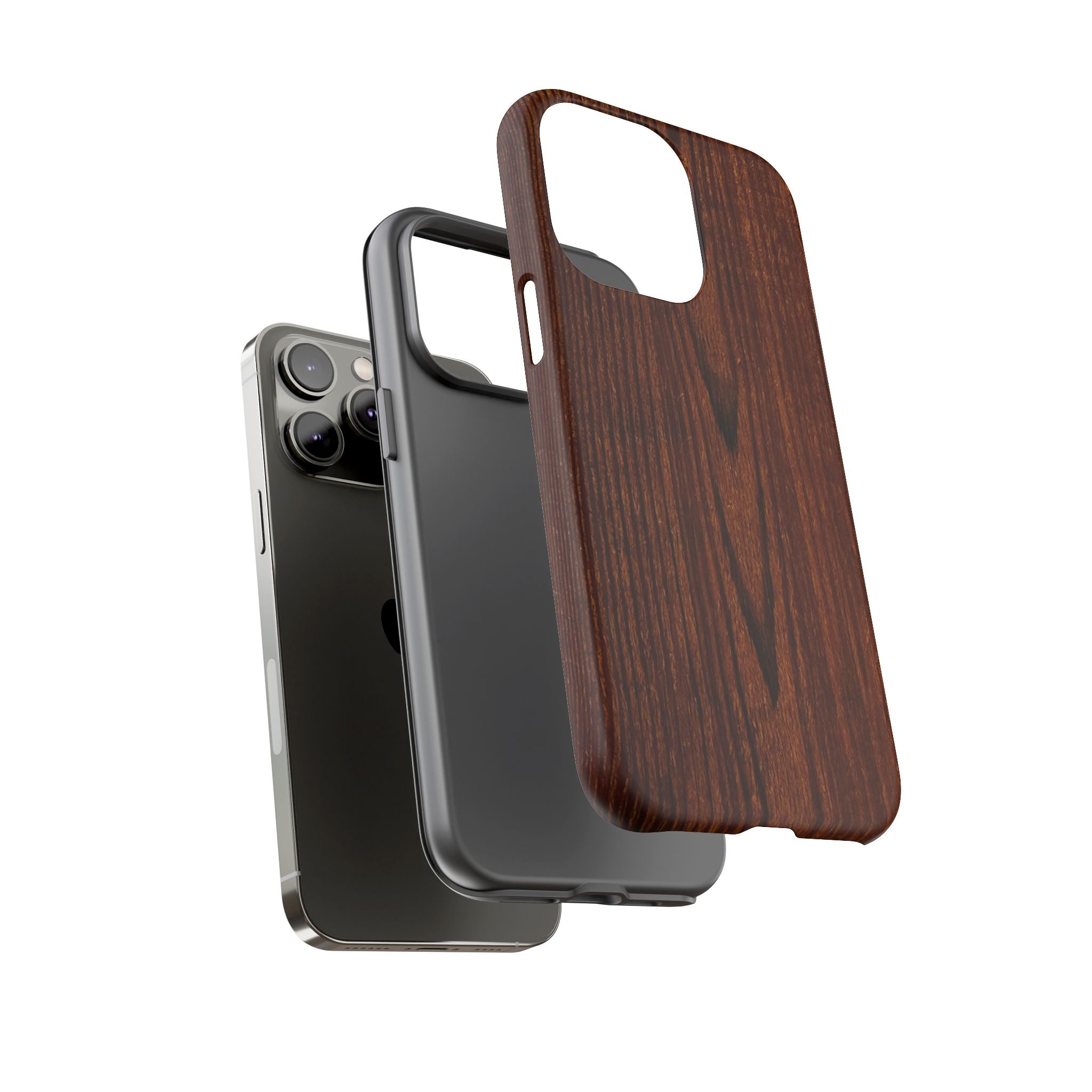 Tough Phone Case in Wooden Design by Studio Blitz