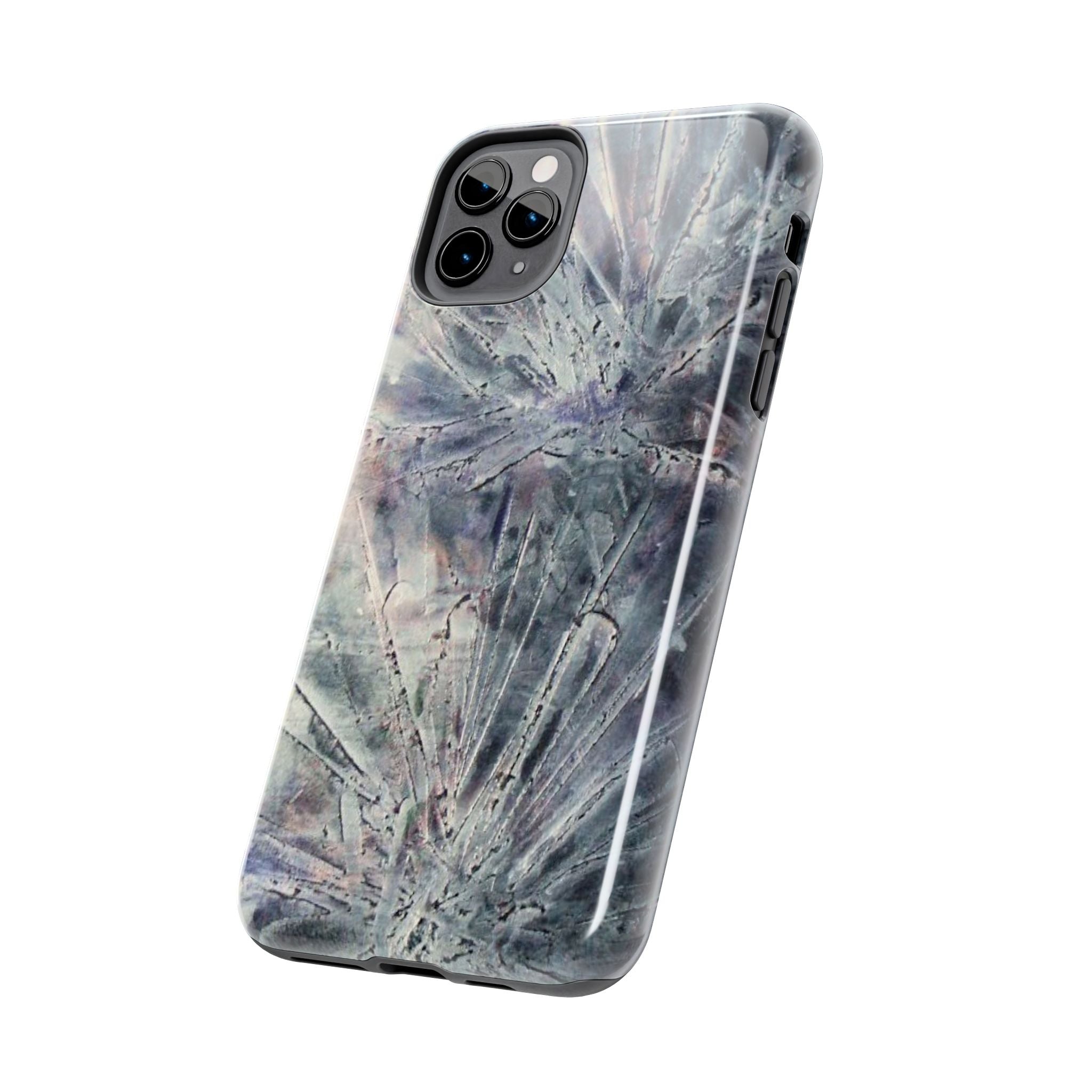 Phone Case with A Burst of Abstract Art Design by Studio Blitz