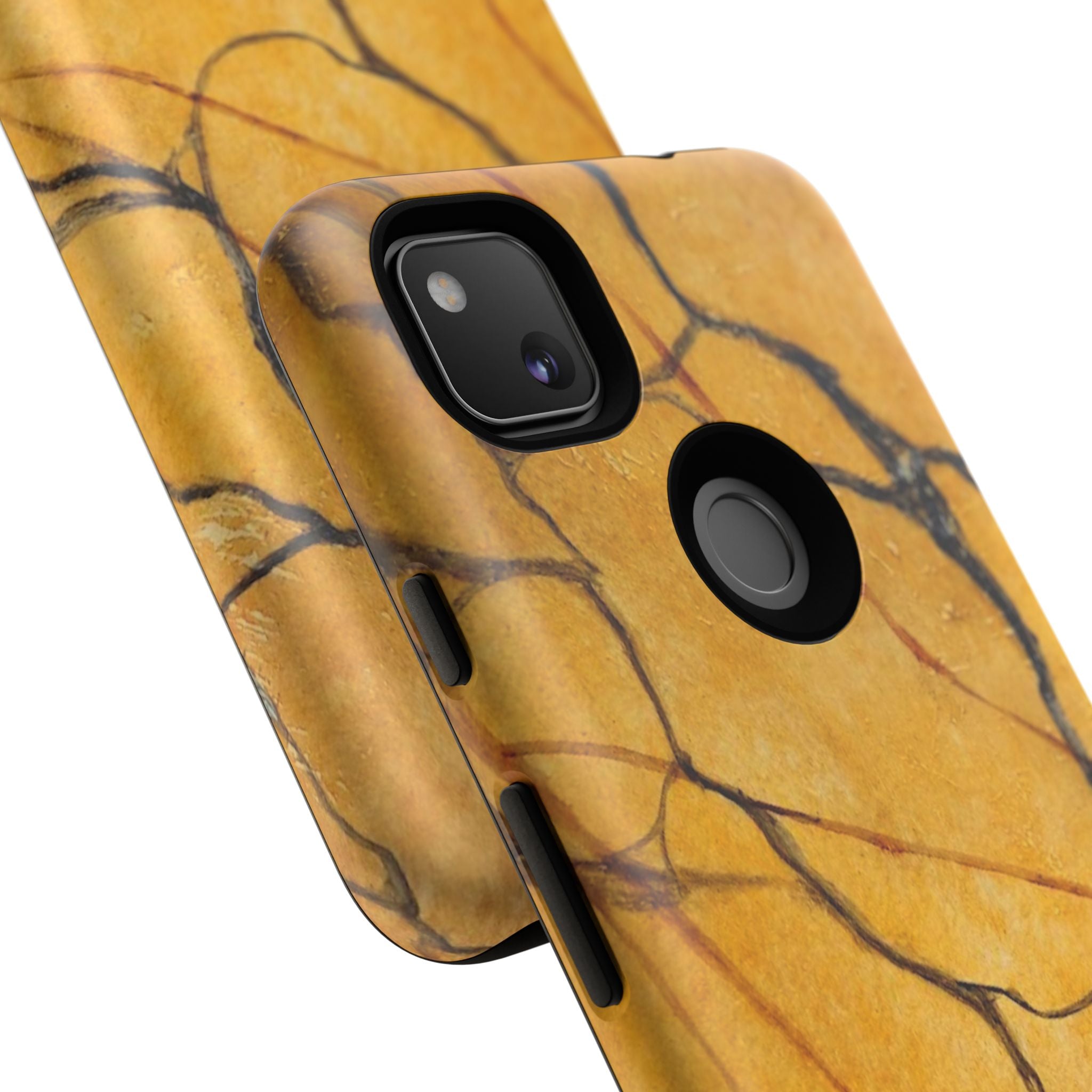 Sexy Gold Marbleized Phone Cases designed by Studio Blitz